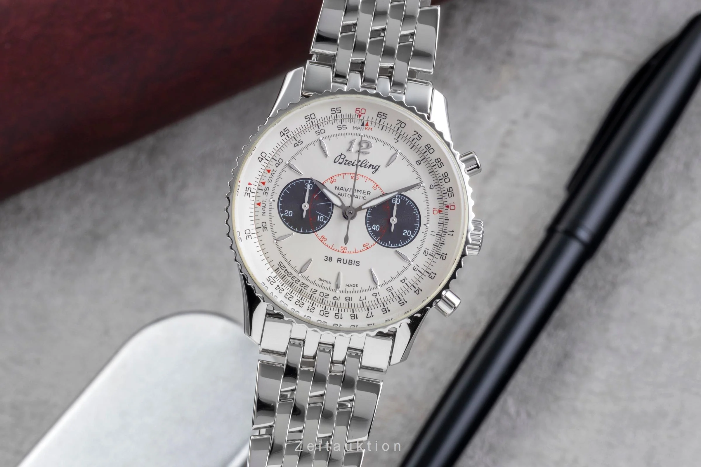 Breitling Navitimer chronograph steel automatic men's watch A47330 Limited  [2505969] - Image 2