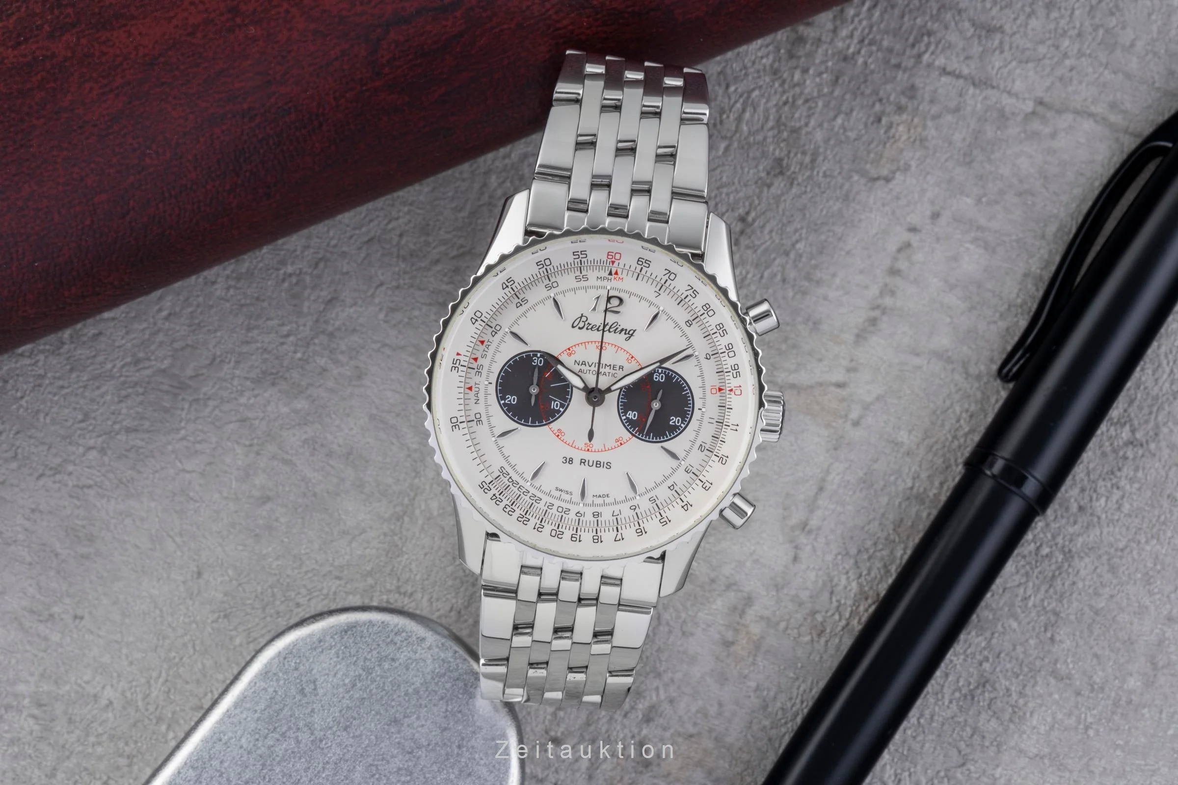 Breitling Navitimer chronograph steel automatic men's watch A47330 Limited  [2505969] - Image 4