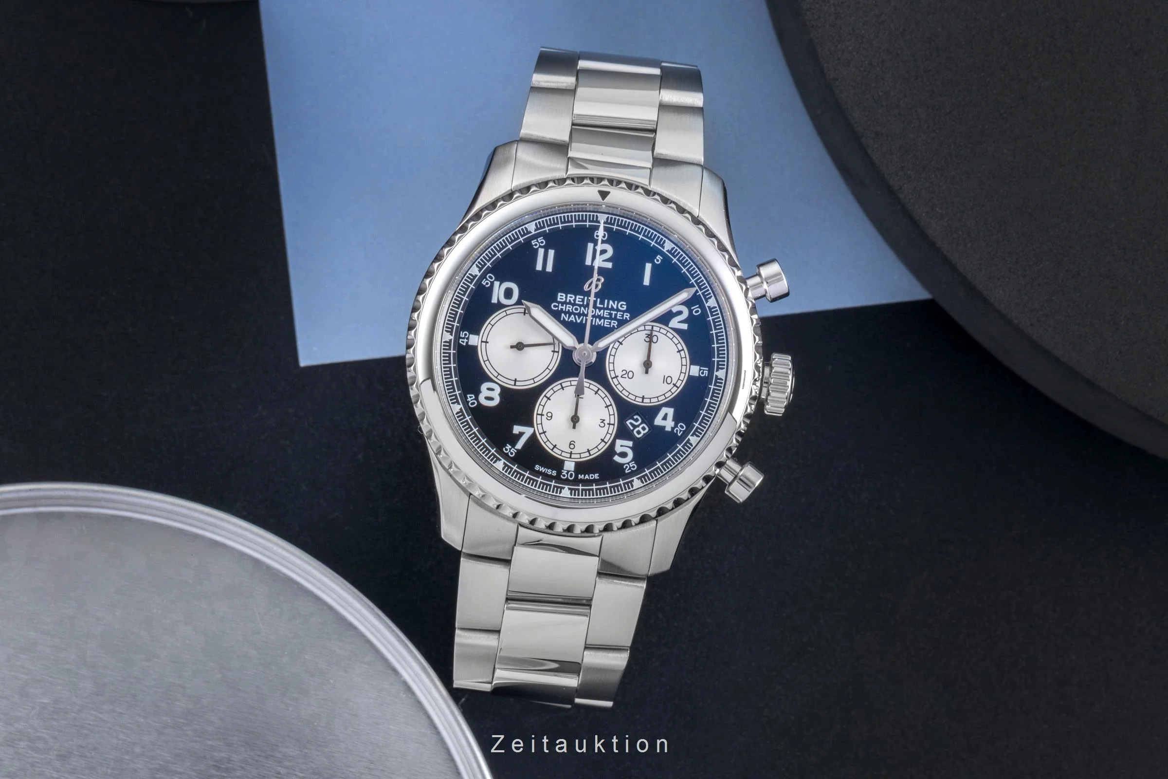 Breitling Navitimer chronograph steel automatic men's watch AB0117  [2506906] - Image 4