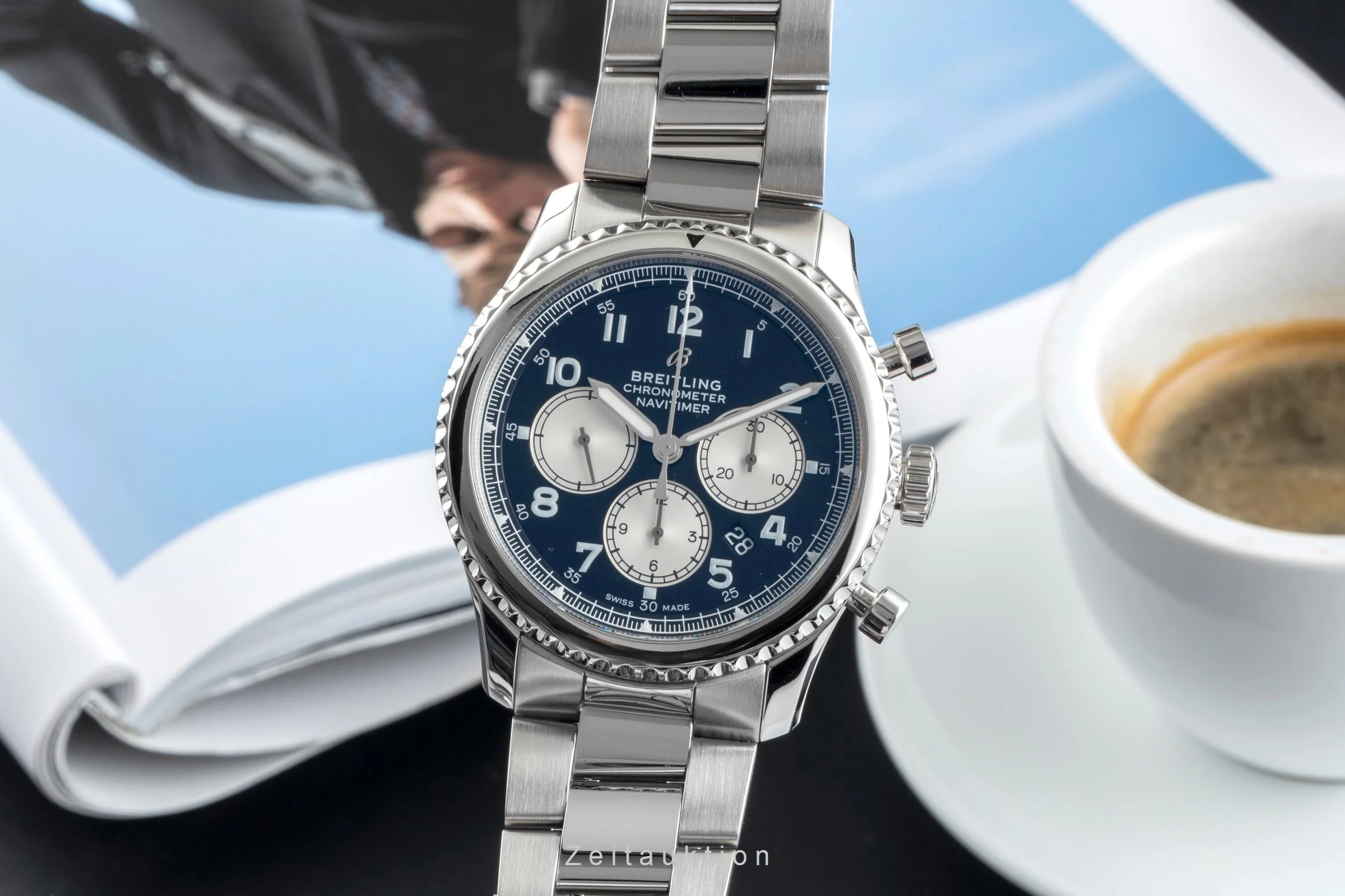 Breitling Navitimer chronograph steel automatic men's watch AB0117  [2507081] - Image 2