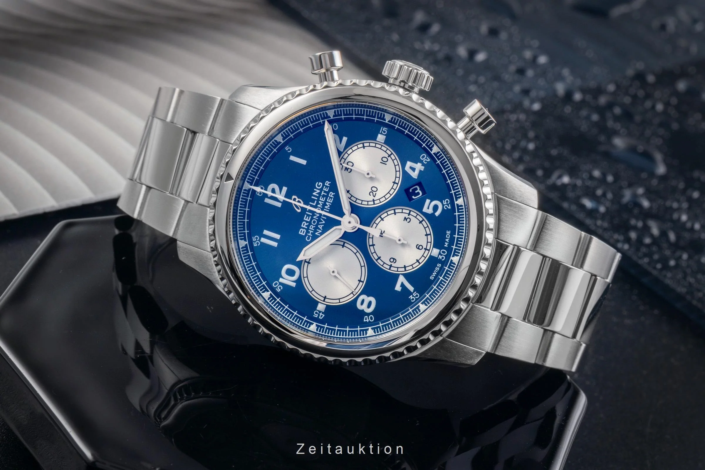 Breitling Navitimer chronograph steel automatic men's watch AB0117131C1A1  [2503494] - Image 3