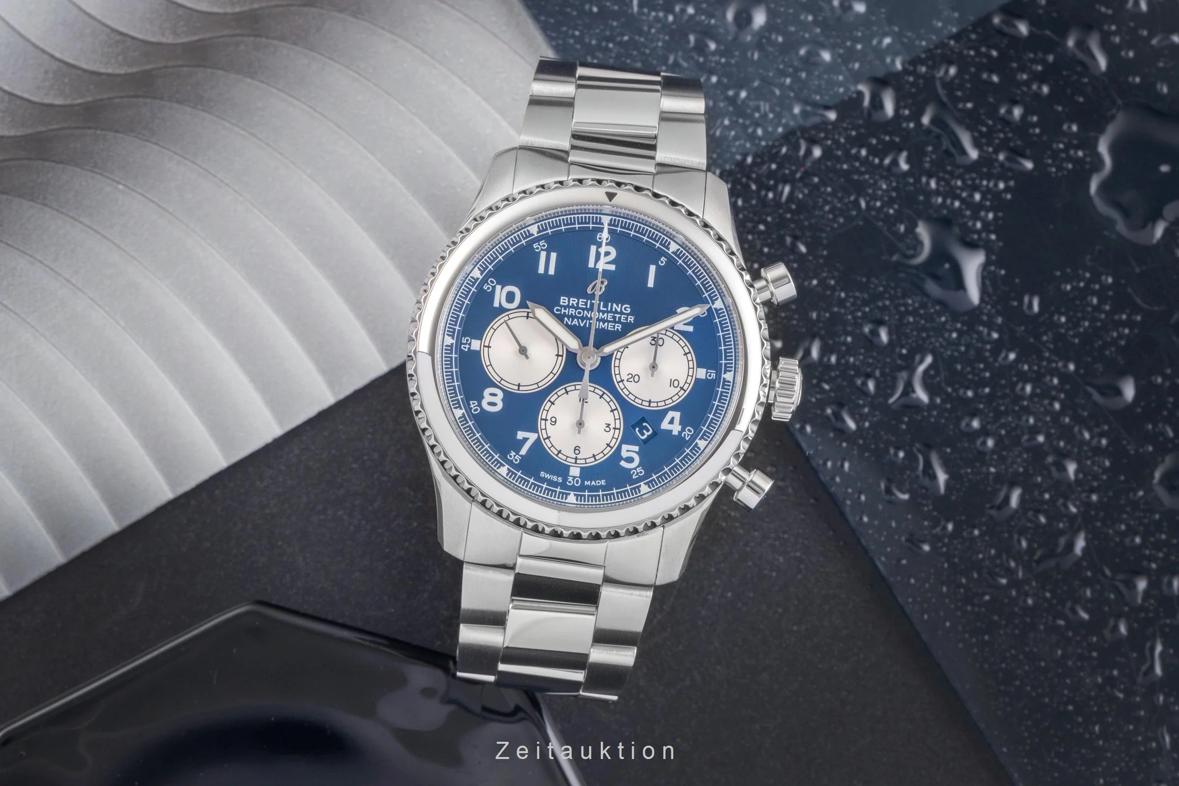 Breitling Navitimer chronograph steel automatic men's watch AB0117131C1A1  [2503494] - Image 4