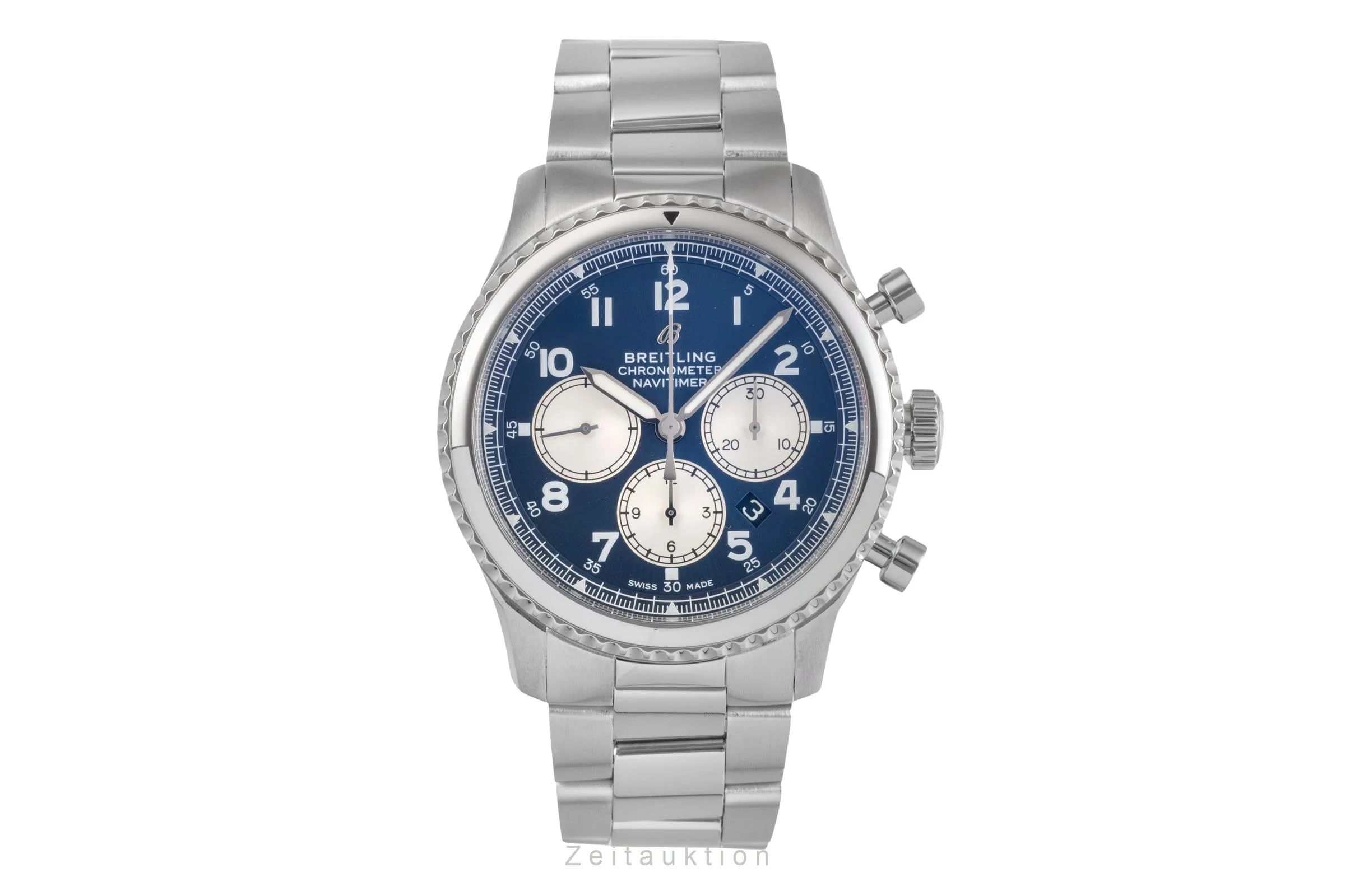 Breitling Navitimer chronograph steel automatic men's watch AB0117131C1A1  [2503494] - Image 5