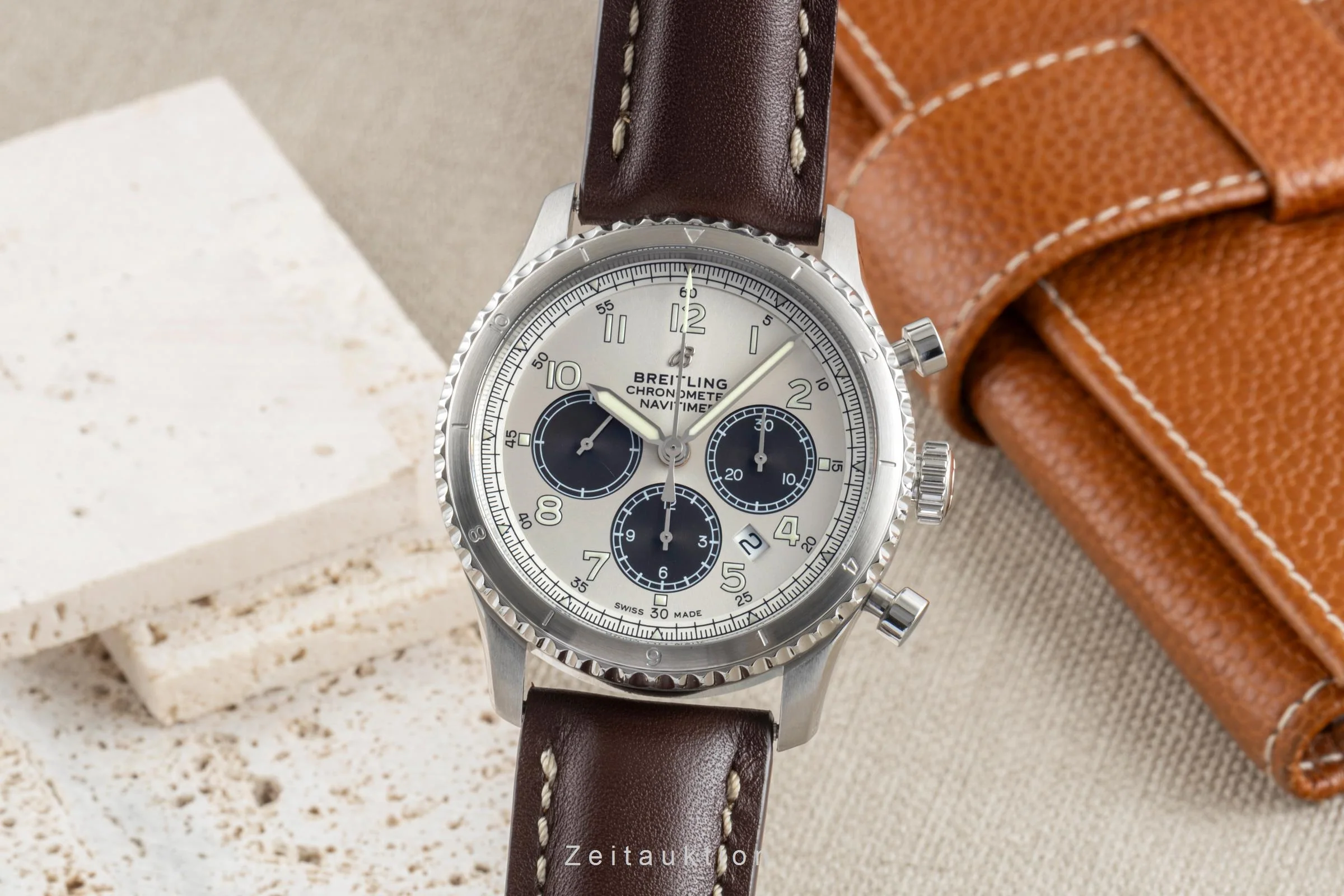 Breitling Navitimer chronograph steel automatic men's watch AB01171A1G1P1 Limited  [2505467] - Image 2