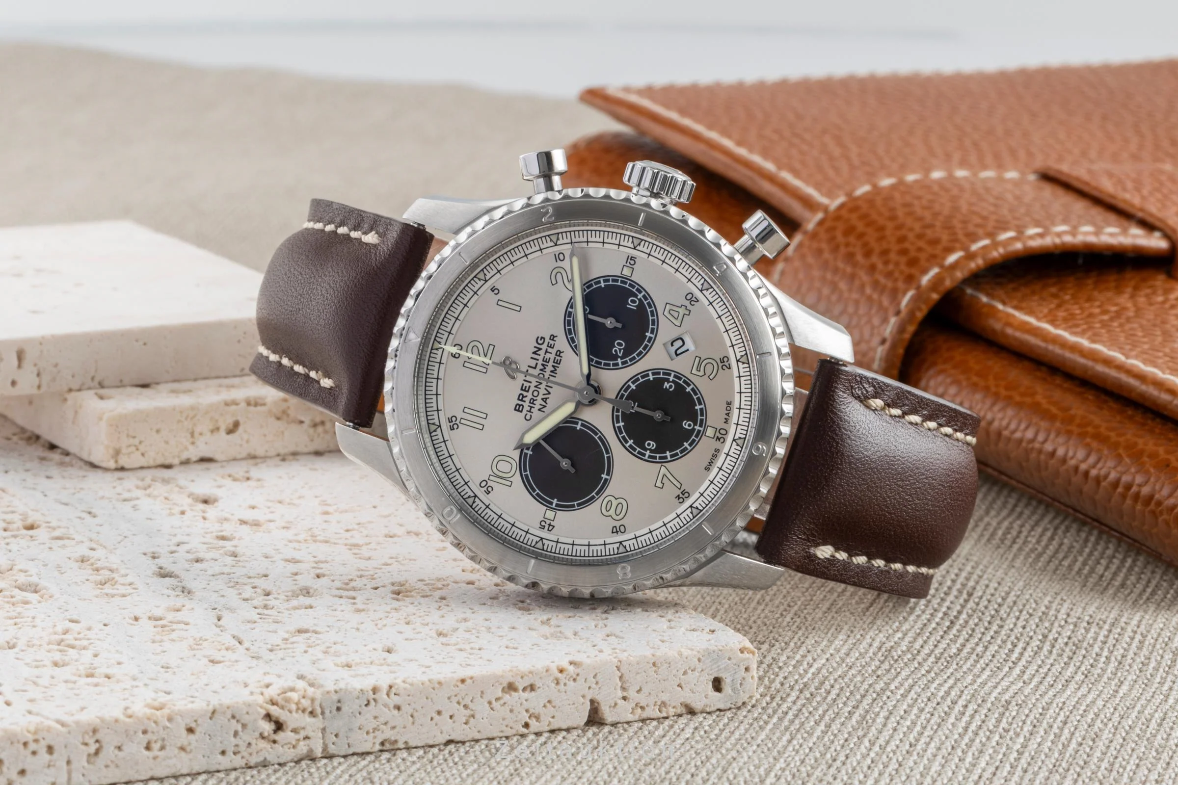 Breitling Navitimer chronograph steel automatic men's watch AB01171A1G1P1 Limited  [2505467] - Image 3