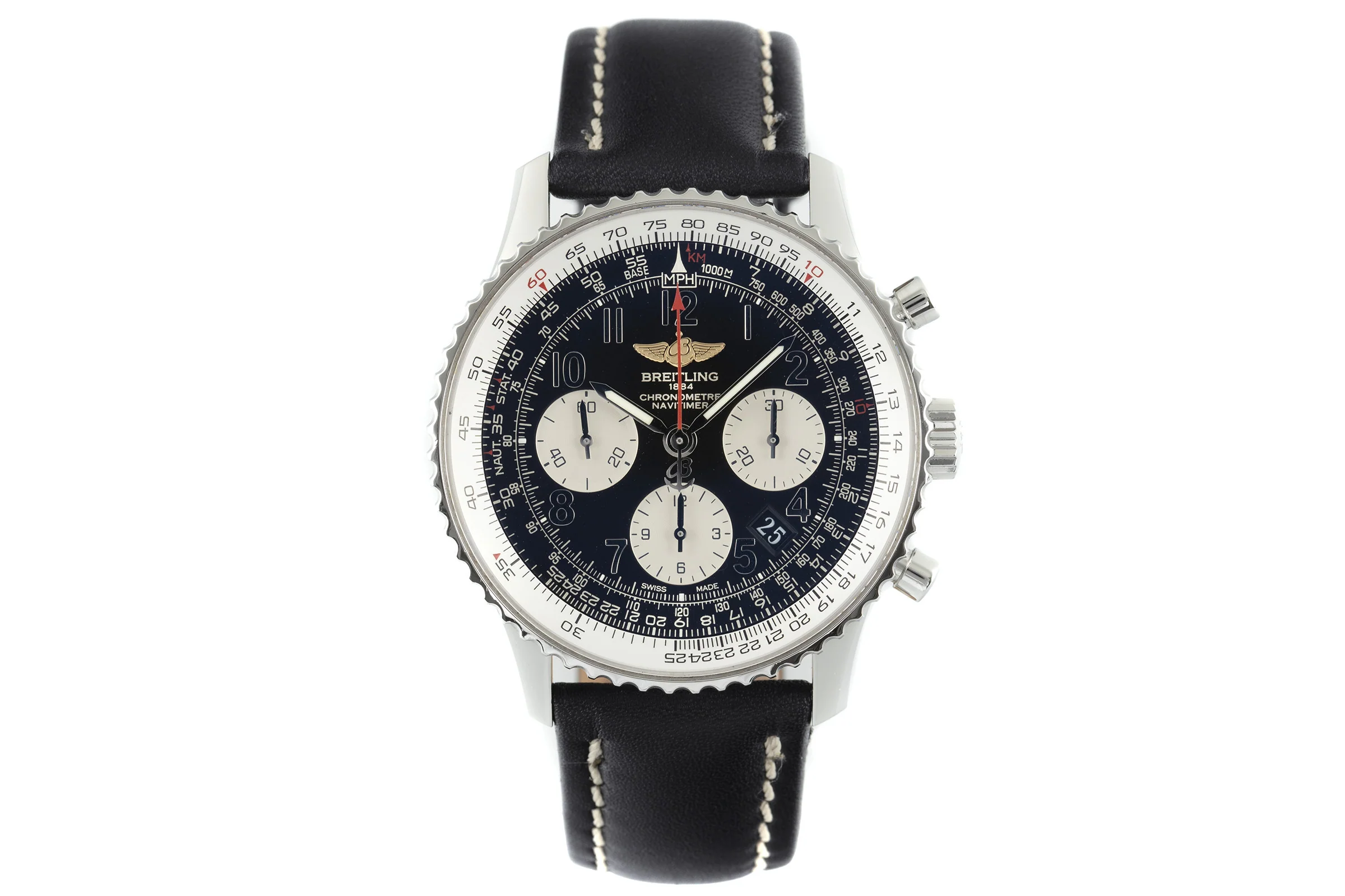 Breitling Navitimer chronograph steel automatic men's watch AB0120 LP: 8000EUR  [2108444] - Image 4