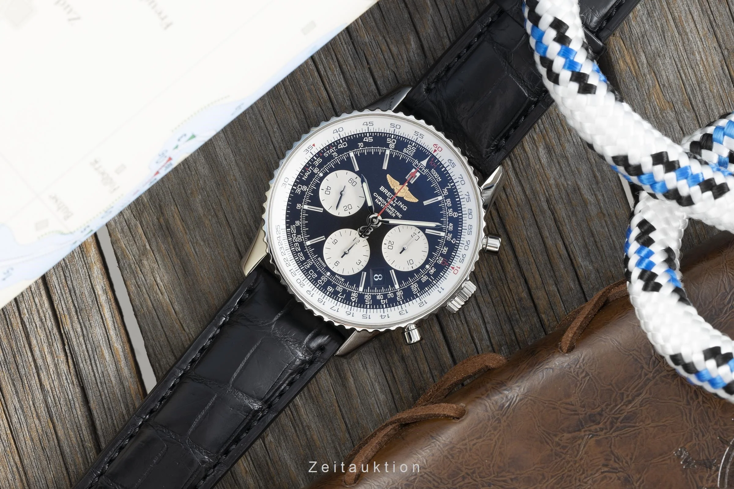 Breitling Navitimer chronograph steel automatic men's watch AB0120 LP: 7750EUR  [2111422] - Image 3