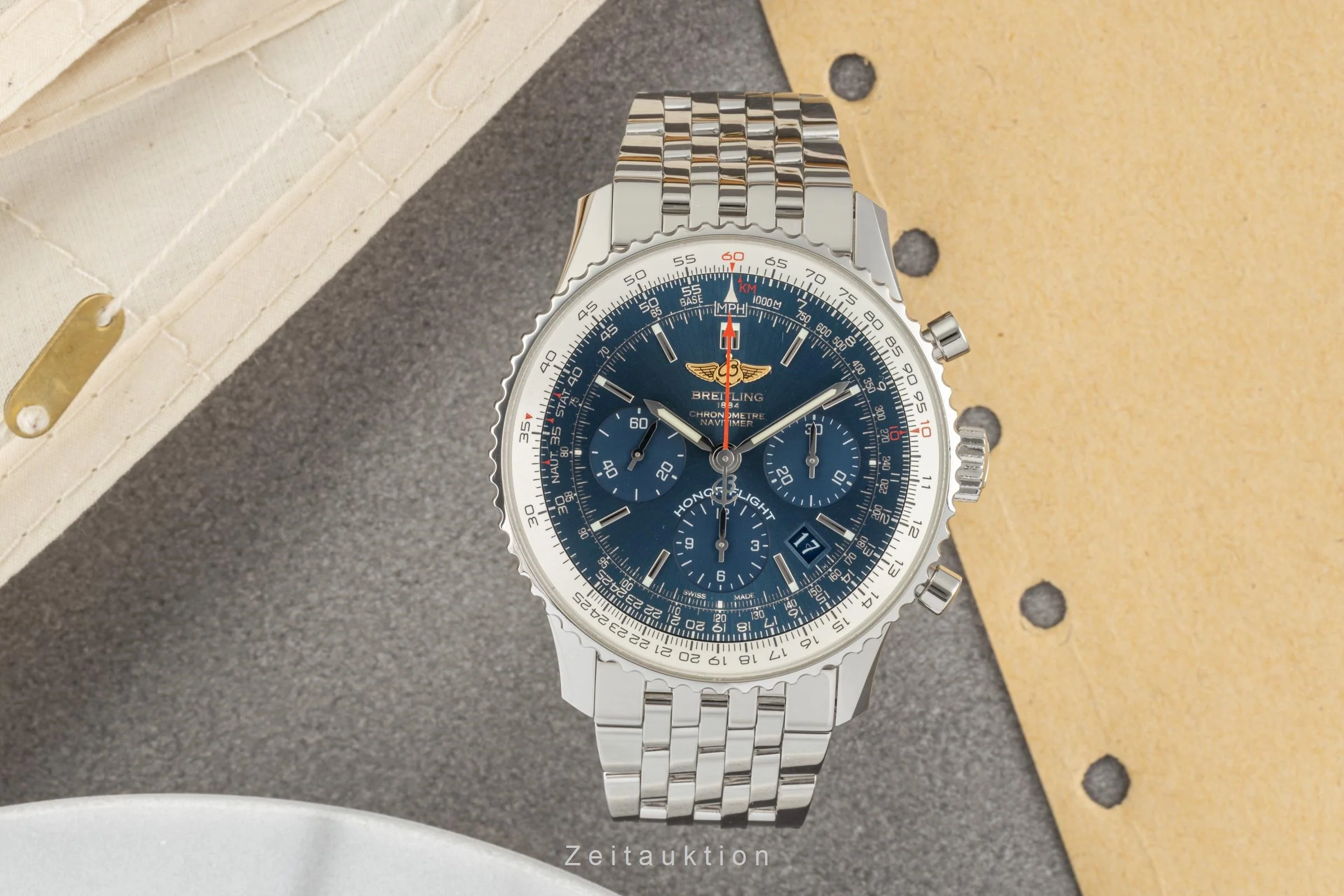 Breitling Navitimer chronograph steel automatic men's watch AB0120  [2304039] - Image 3