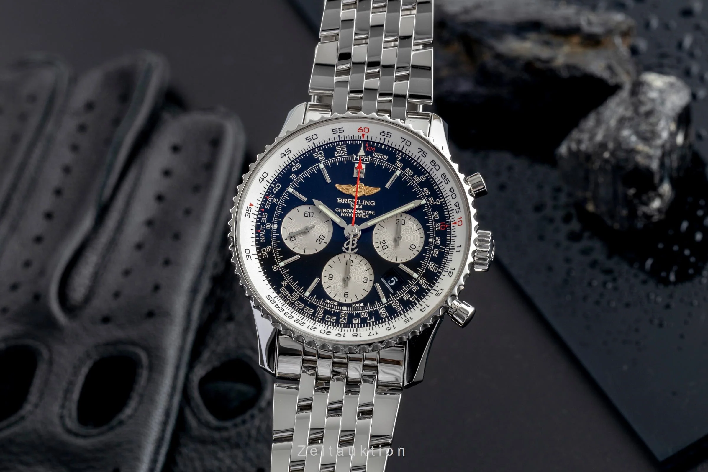 Breitling Navitimer chronograph steel automatic men's watch AB0120 LP: 9650EUR  [2502877] - Image 2