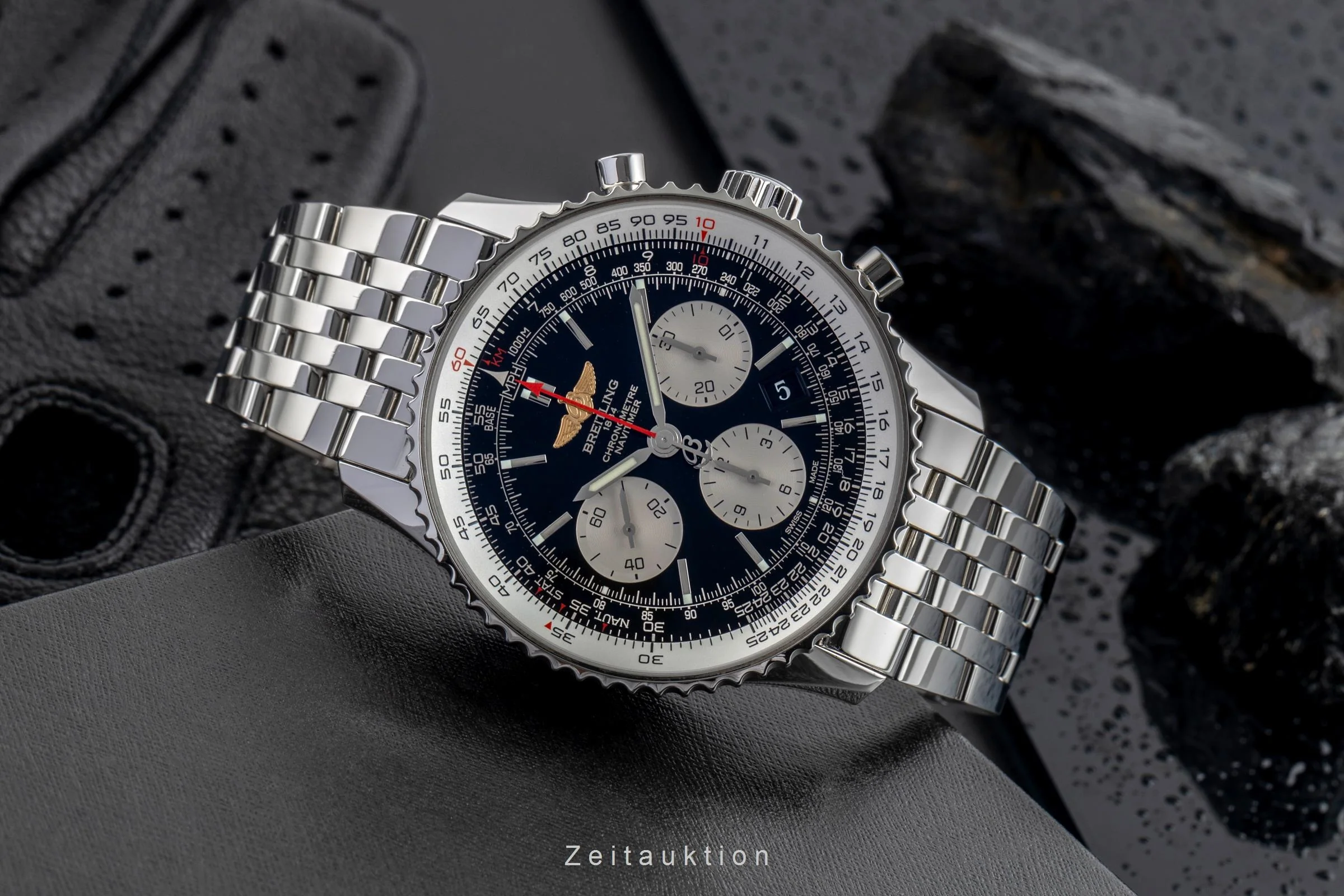Breitling Navitimer chronograph steel automatic men's watch AB0120 LP: 9650EUR  [2502877] - Image 3