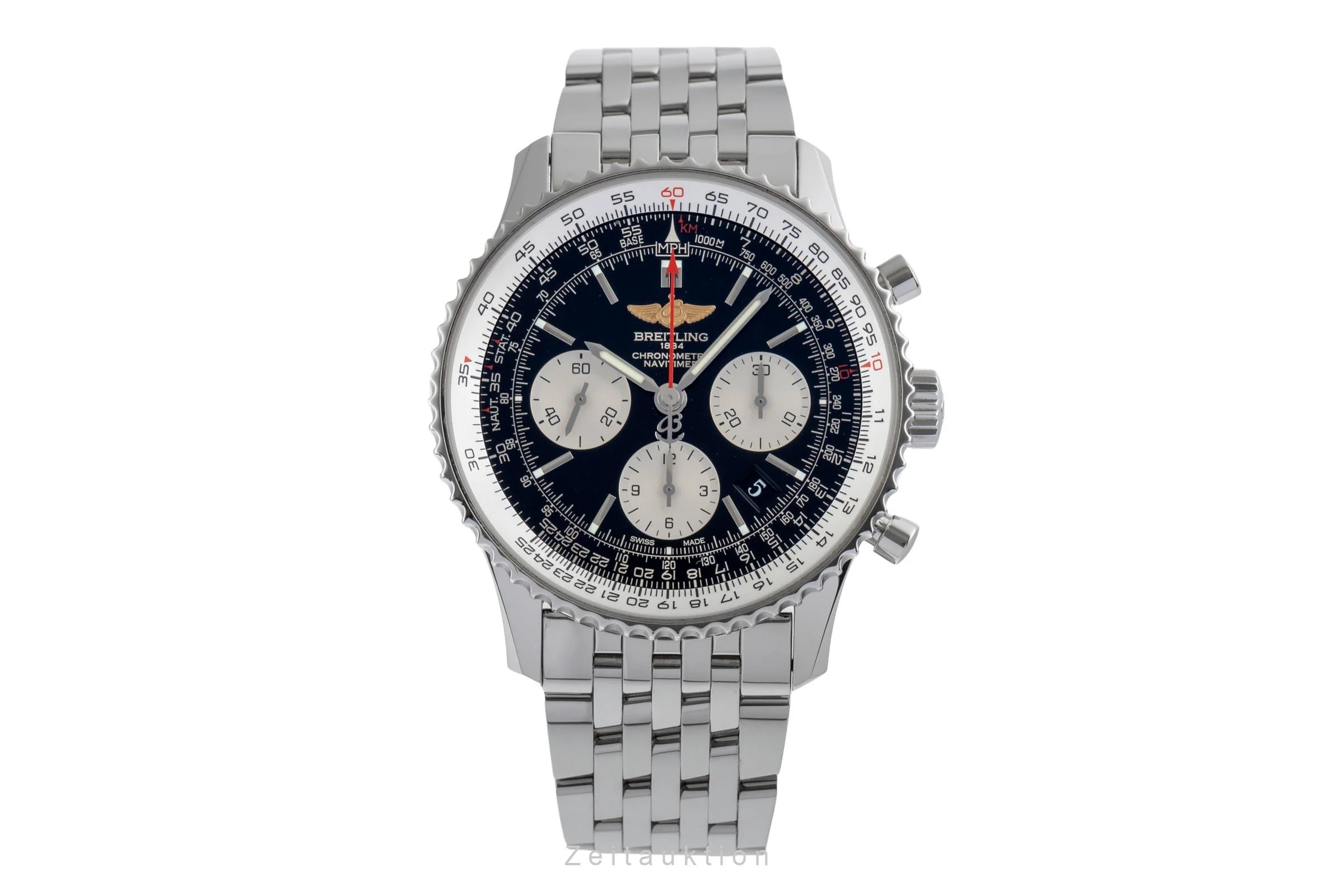 Breitling Navitimer chronograph steel automatic men's watch AB0120 LP: 9650EUR  [2502877] - Image 5