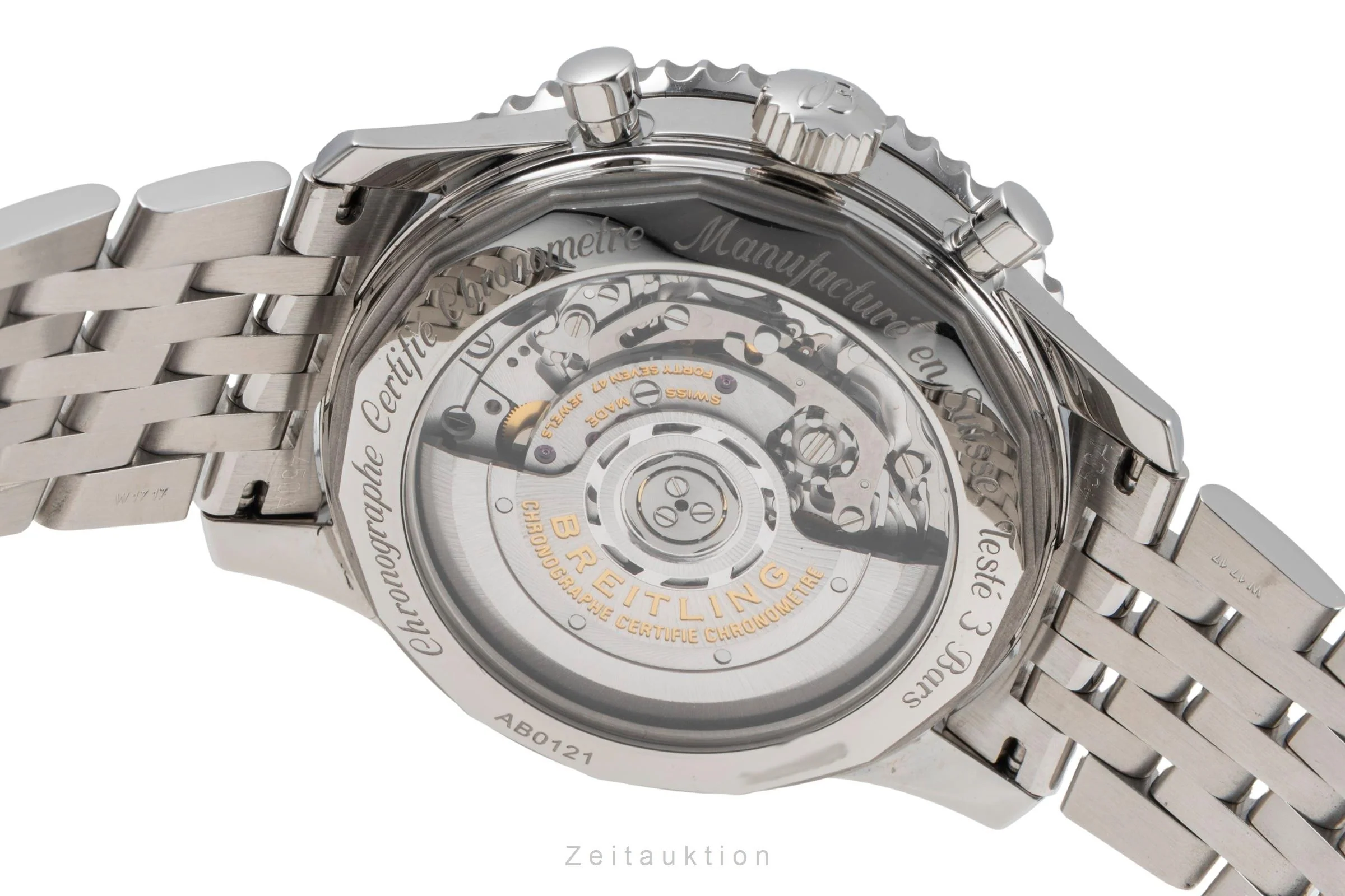 Breitling Navitimer chronograph steel automatic men's watch AB0121 LP: 9050EUR  [2504733] - Image 11