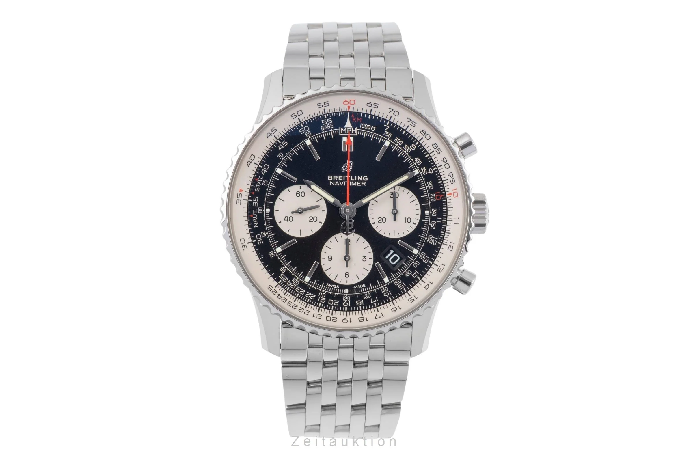 Breitling Navitimer chronograph steel automatic men's watch AB0121 LP: 9050EUR  [2504733] - Image 5