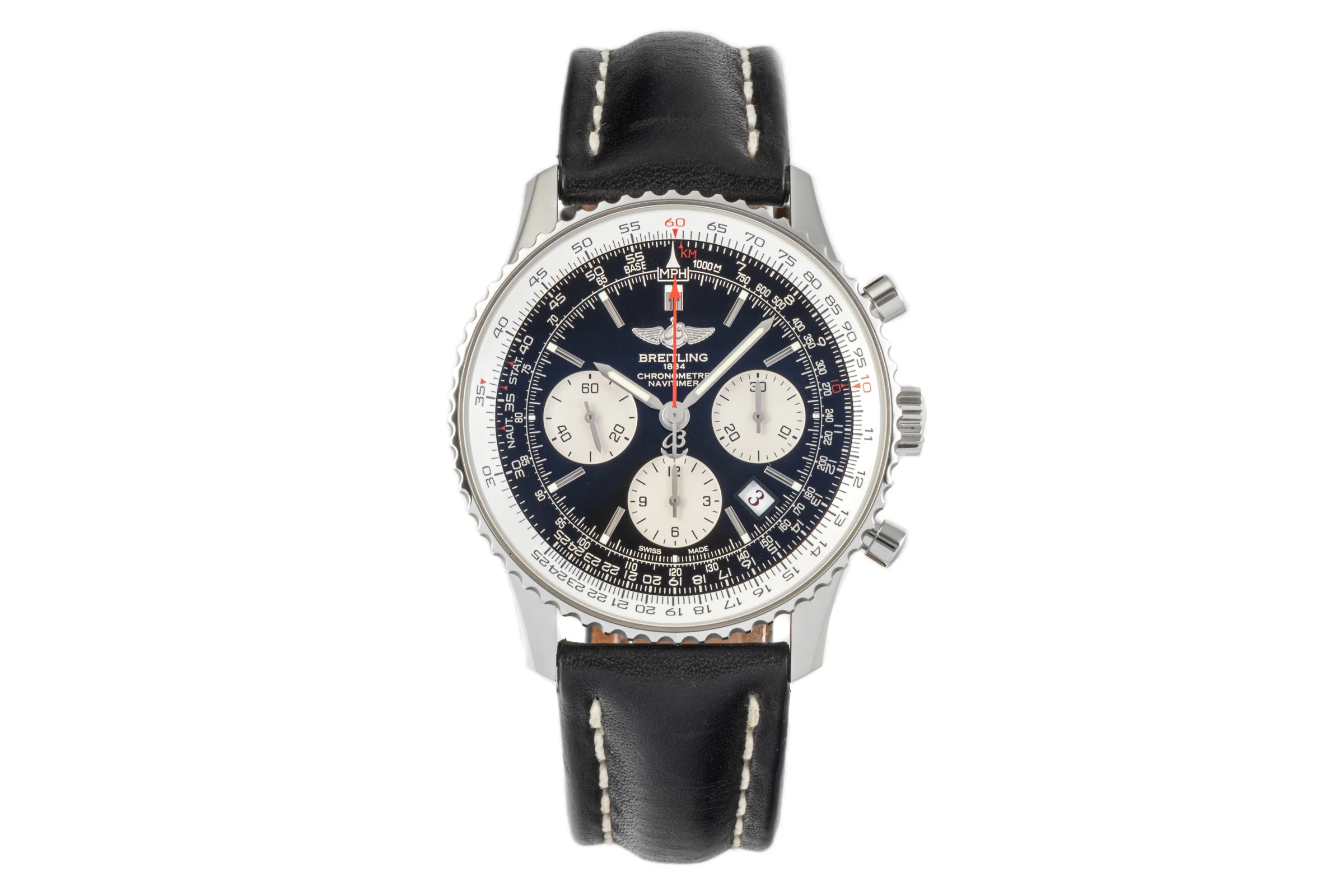 Breitling Navitimer chronograph steel automatic men's watch AB0121 Limited  [2207439] - Image 4