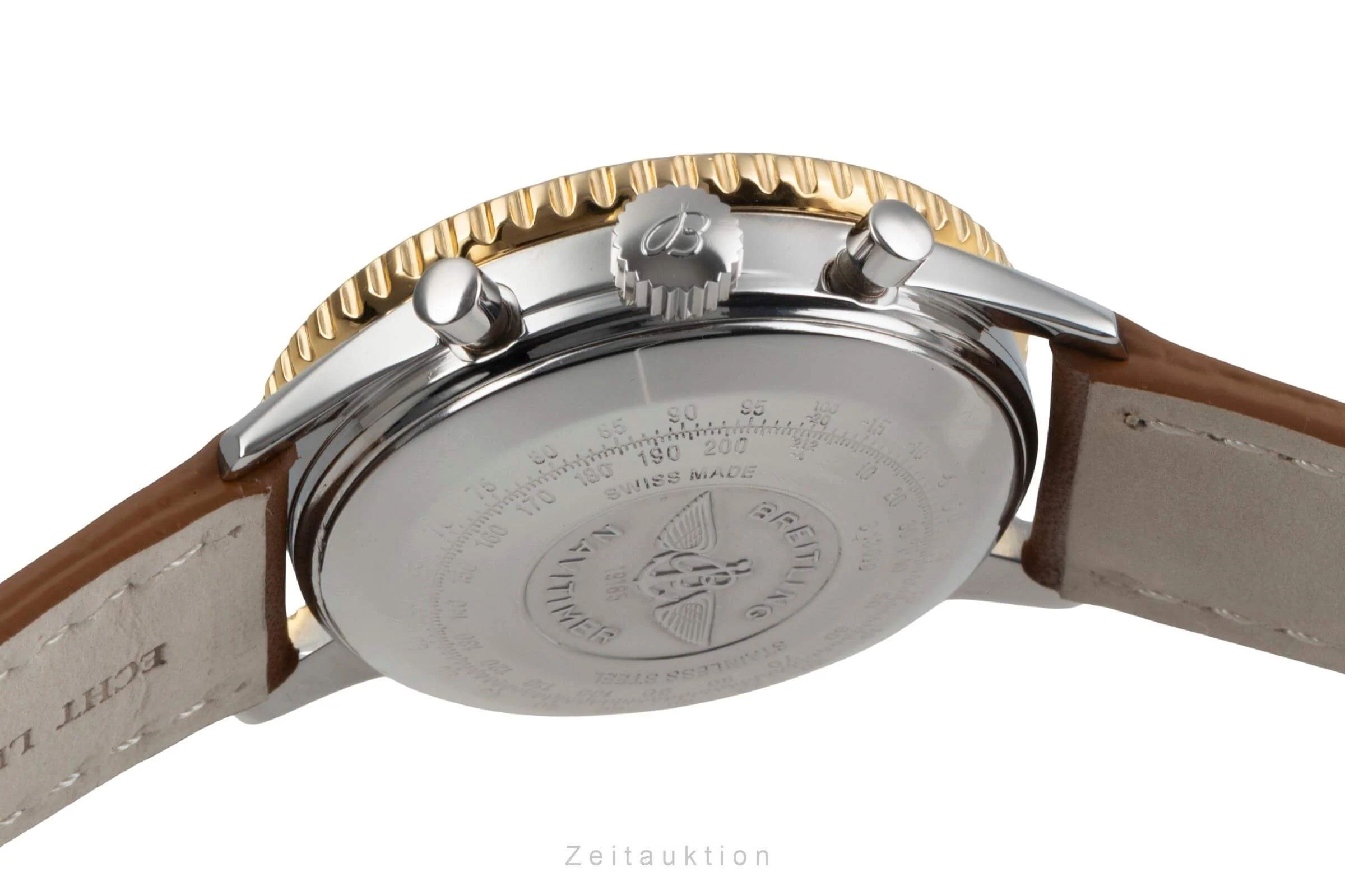 Breitling Navitimer chronograph steel / gold automatic men's watch B13019  [2406428] - Image 10
