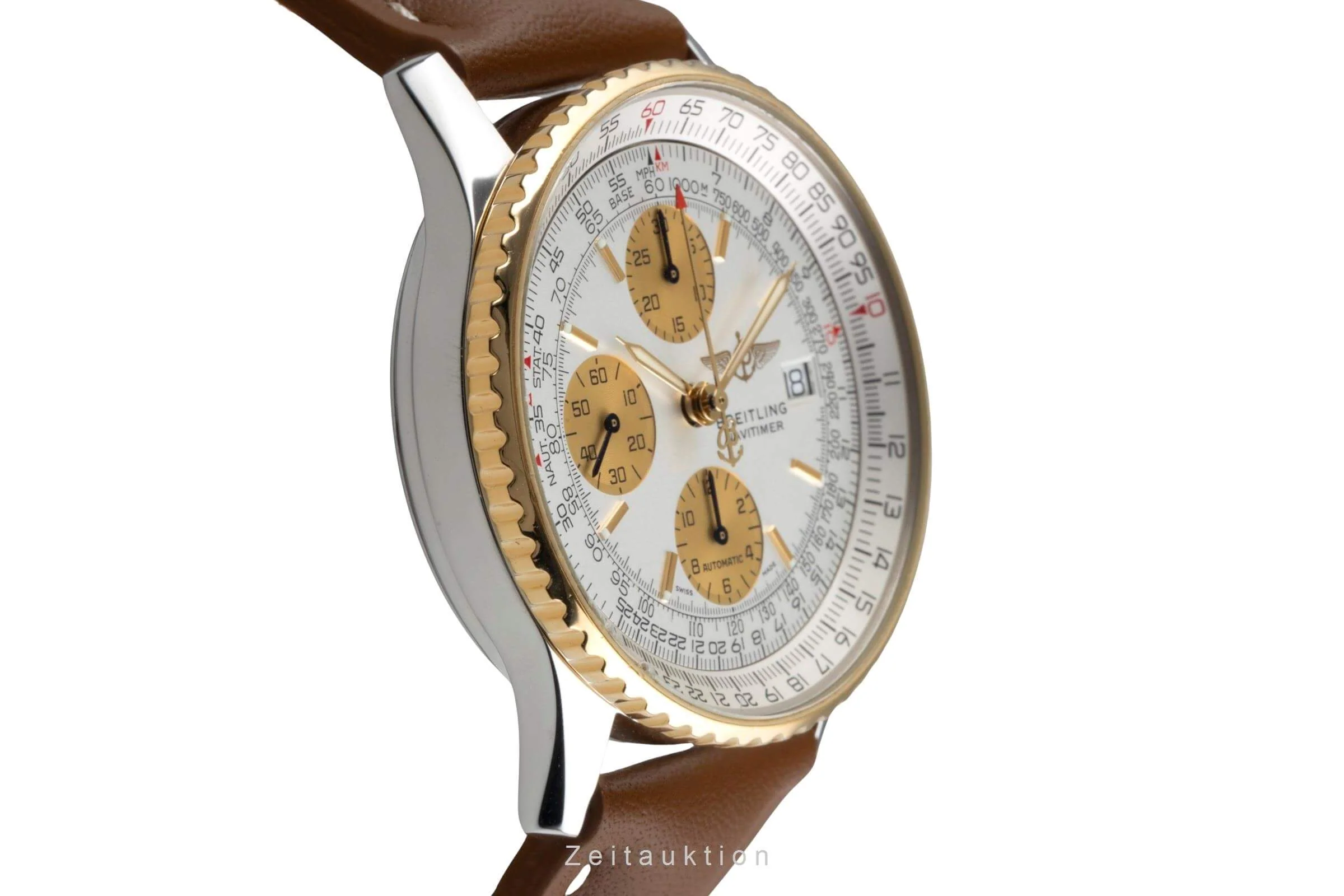 Breitling Navitimer chronograph steel / gold automatic men's watch B13019  [2406428] - Image 7