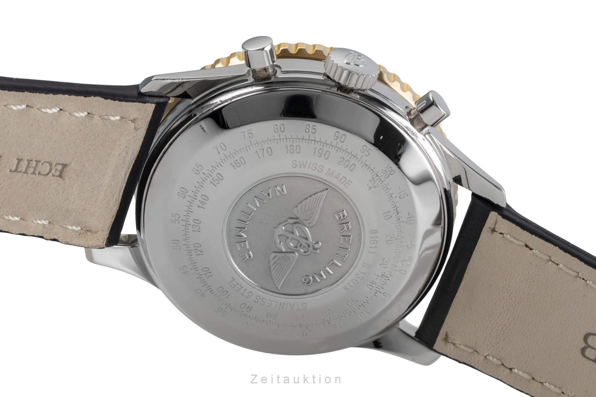Breitling Navitimer chronograph steel / gold automatic men's watch B13019  [2500272] - Image 11