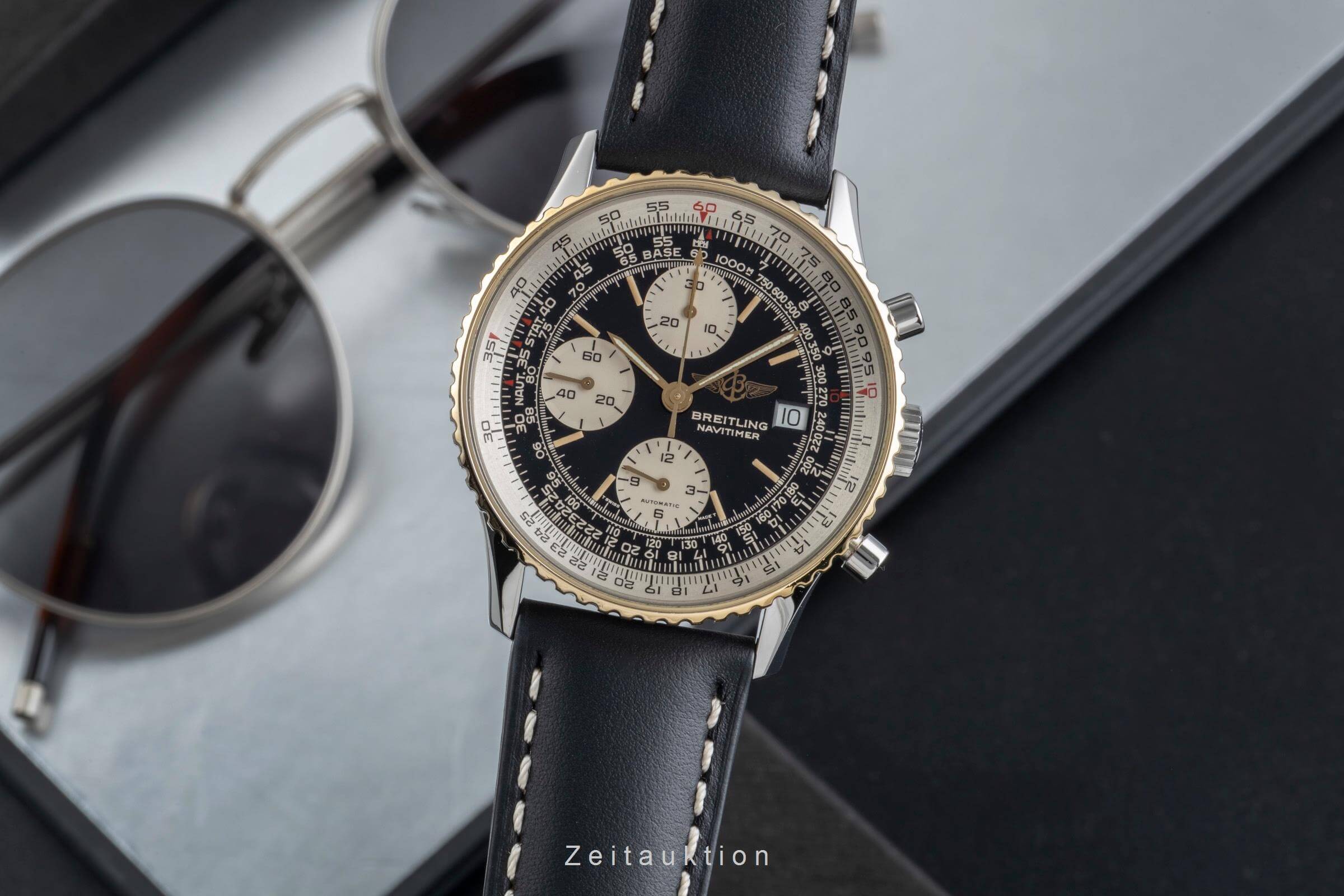 Breitling Navitimer chronograph steel / gold automatic men's watch B13019  [2500272] - Image 2