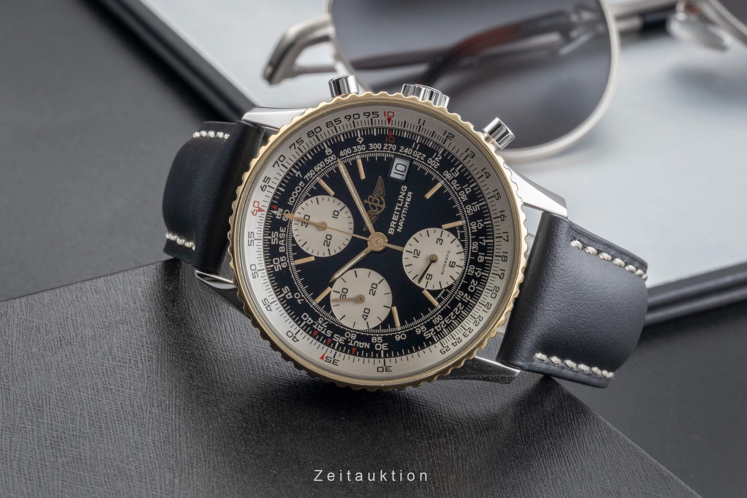 Breitling Navitimer chronograph steel / gold automatic men's watch B13019  [2500272] - Image 3