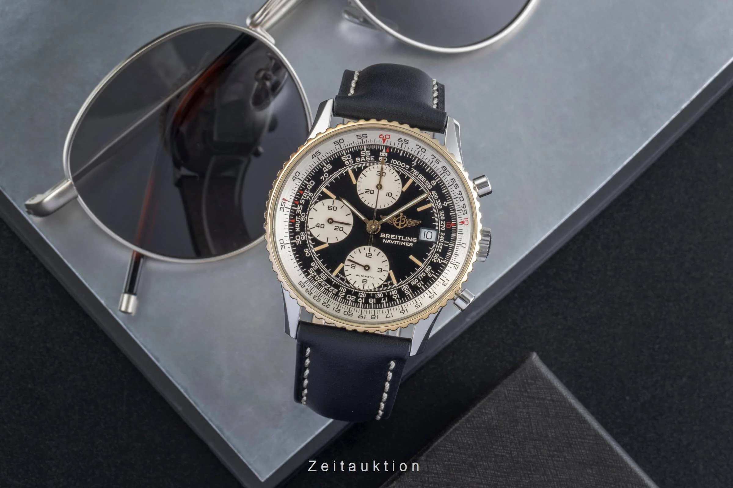 Breitling Navitimer chronograph steel / gold automatic men's watch B13019  [2500272] - Image 4