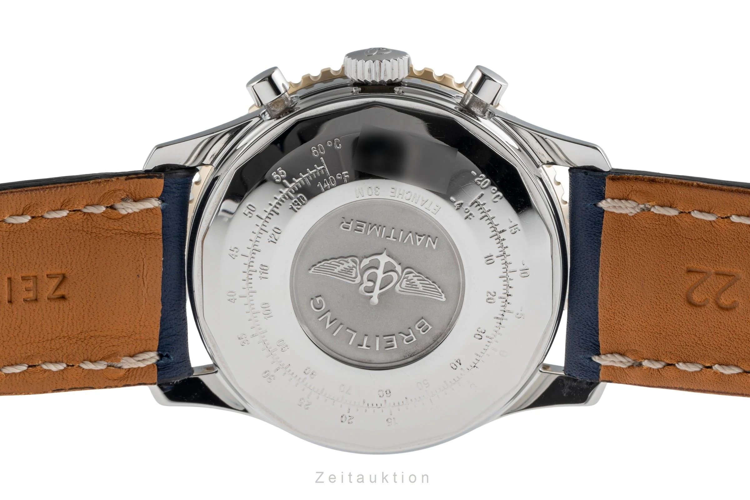 Breitling Navitimer chronograph steel / gold automatic men's watch D13020  [2503181] - Image 11