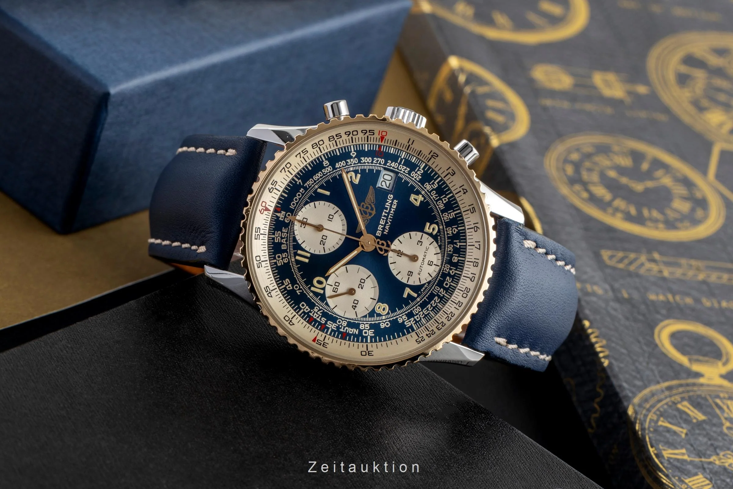 Breitling Navitimer chronograph steel / gold automatic men's watch D13020  [2503181] - Image 3