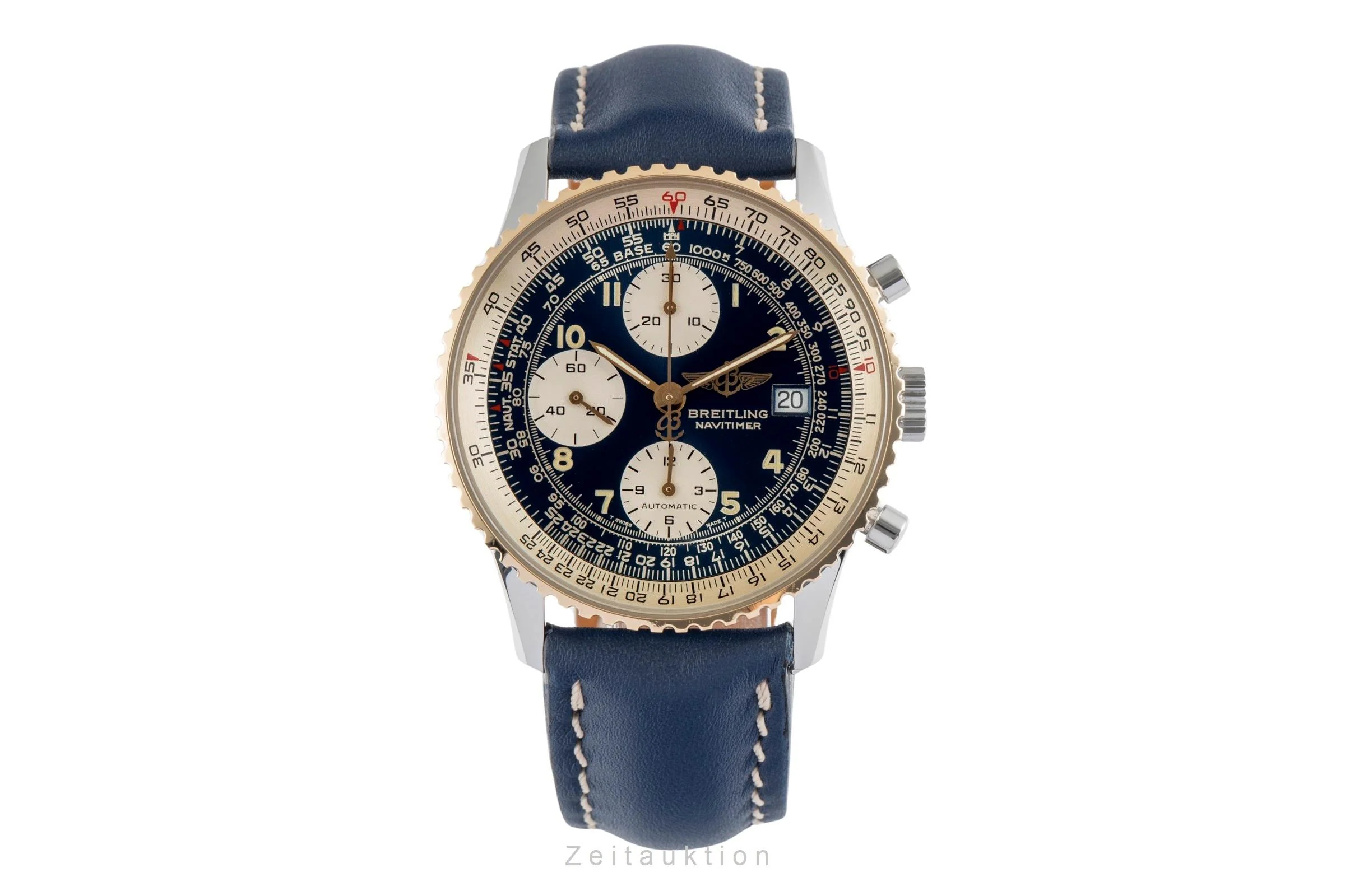 Breitling Navitimer chronograph steel / gold automatic men's watch D13020  [2503181] - Image 5