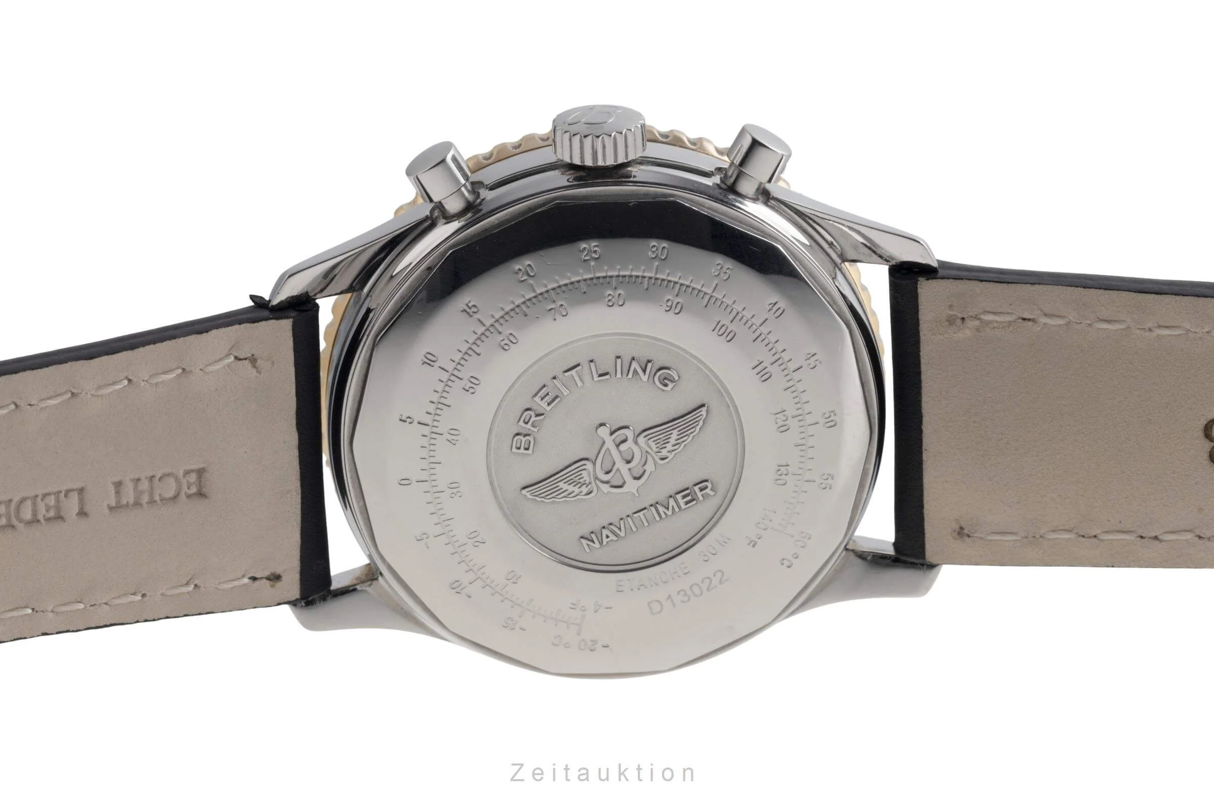Breitling Navitimer chronograph steel / gold automatic men's watch D13022  [2501897] - Image 10