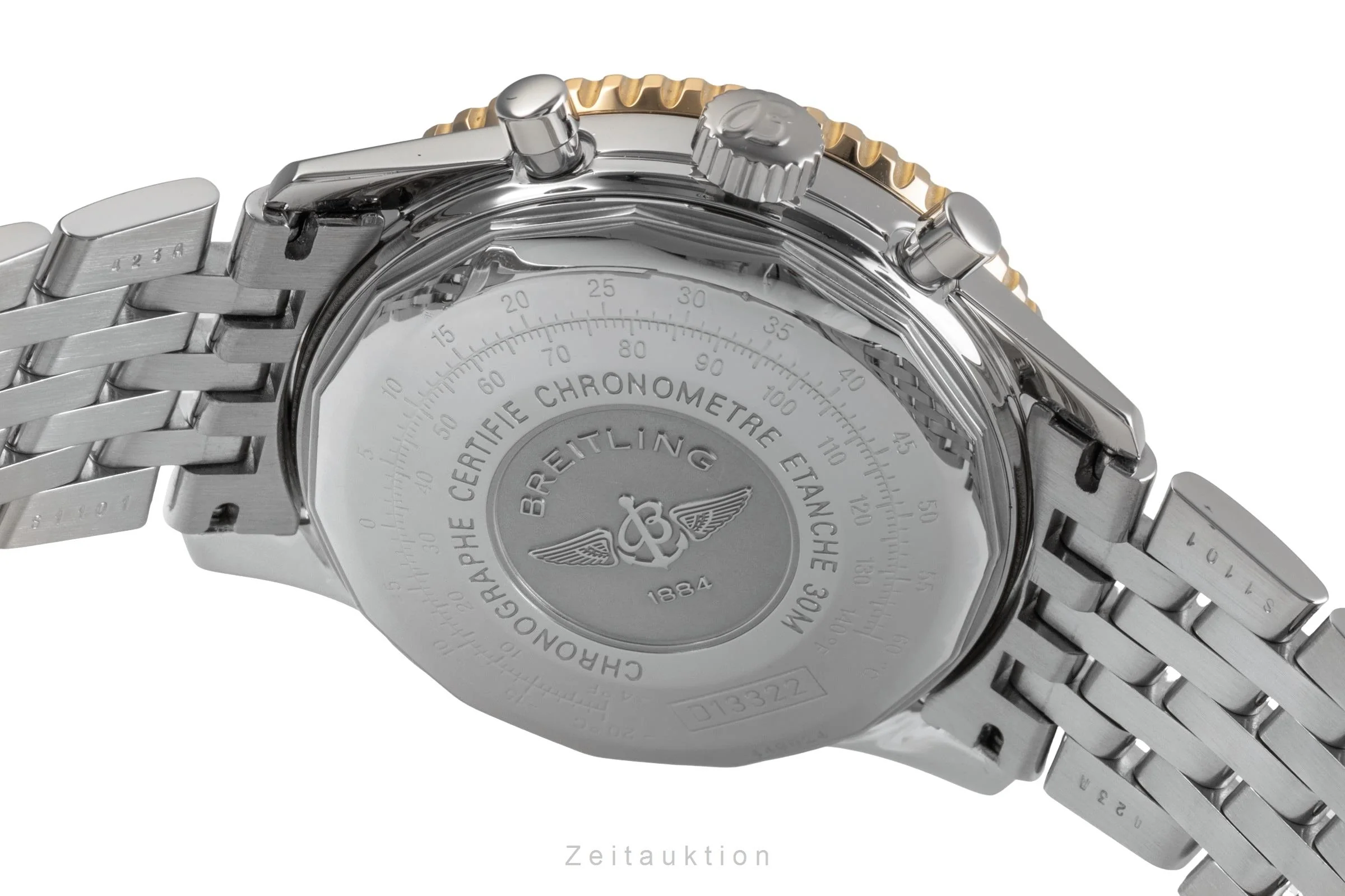 Breitling Navitimer chronograph steel / gold automatic men's watch D13322  [2503579] - Image 11