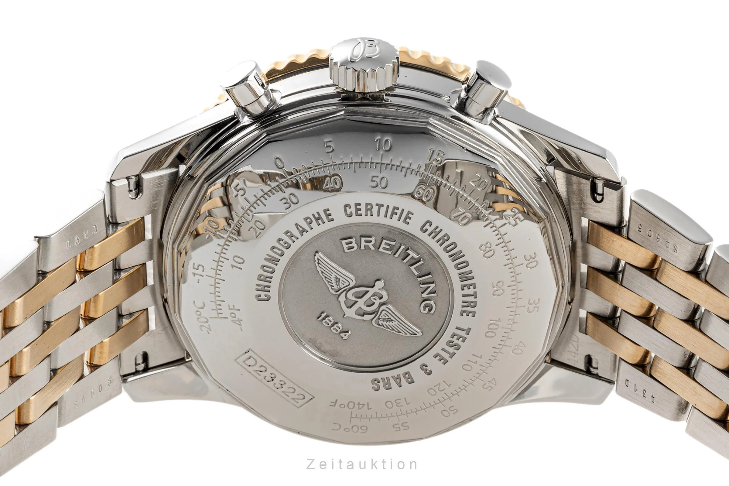 Breitling Navitimer chronograph steel / gold automatic men's watch D23322 LP: 7750EUR  [2303340] - Image 9