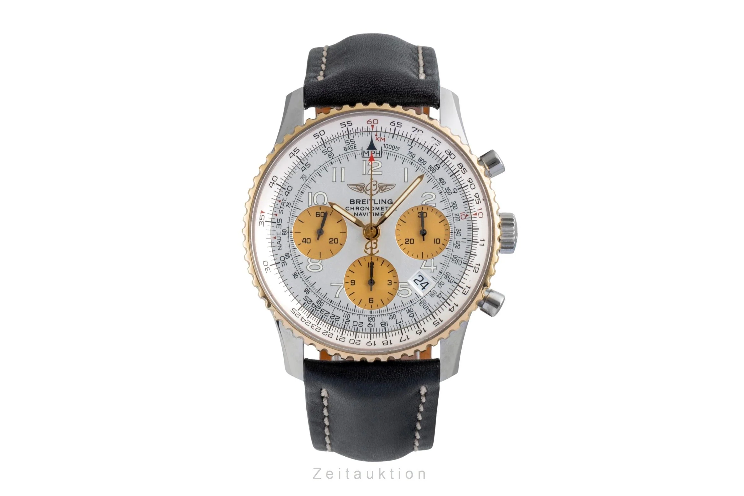 Breitling Navitimer chronograph steel / gold automatic men's watch D23322  [2504902] - Image 5