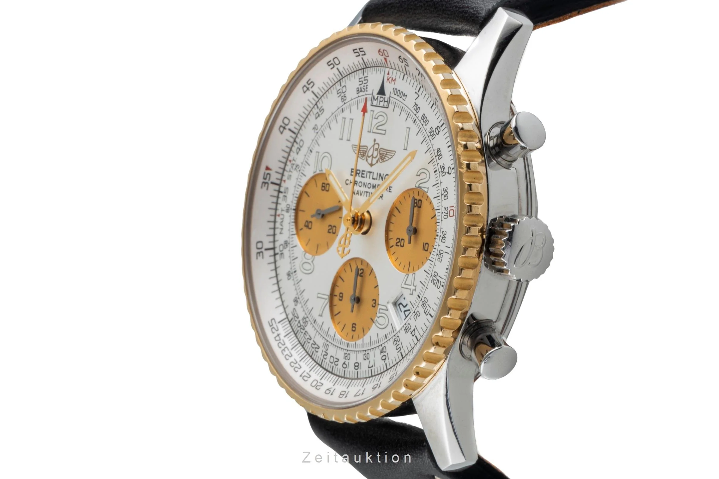 Breitling Navitimer chronograph steel / gold automatic men's watch D23322  [2504902] - Image 7