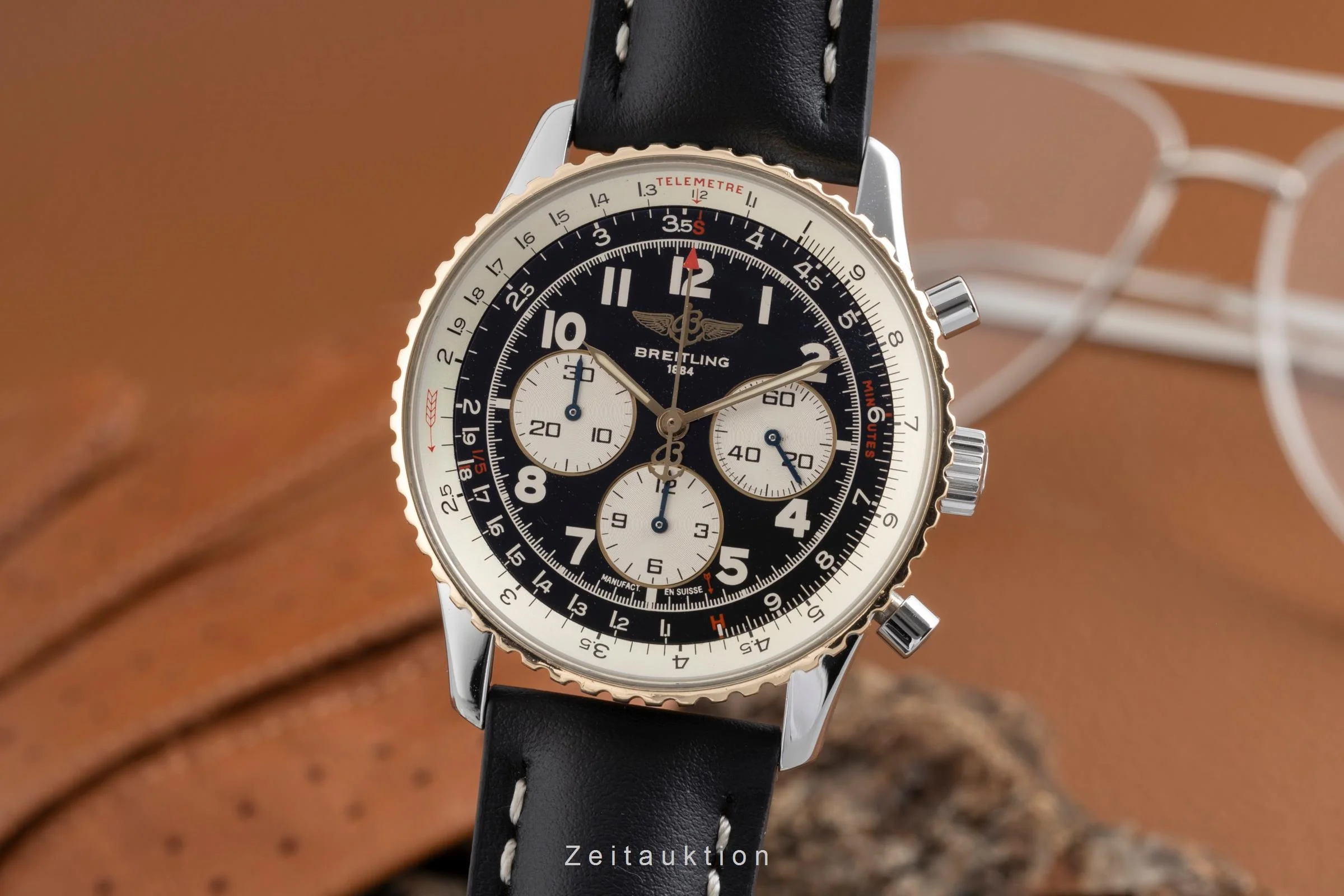 Breitling Navitimer chronograph steel / gold automatic men's watch D30022  [2502783] - Image 2