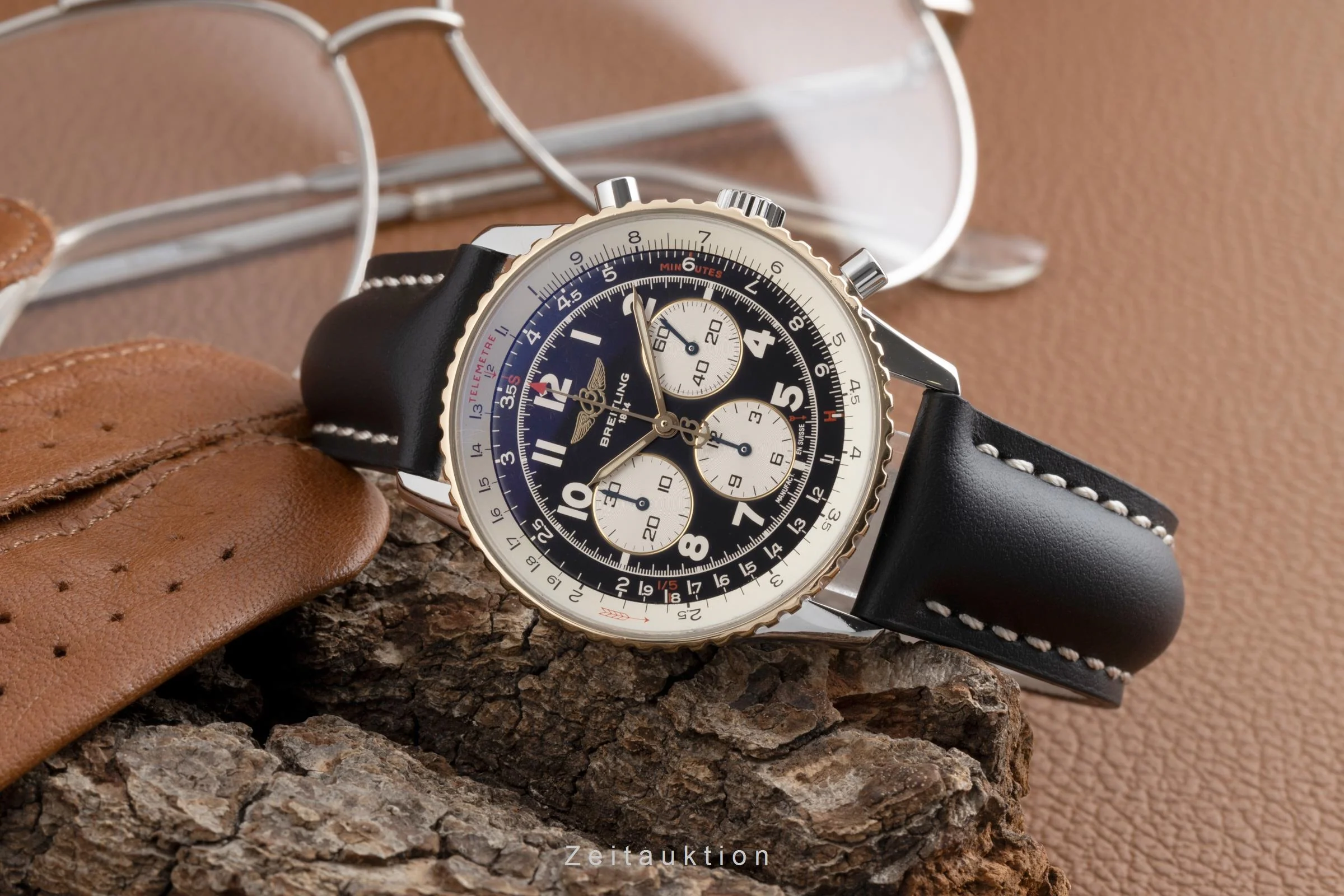 Breitling Navitimer chronograph steel / gold automatic men's watch D30022  [2502783] - Image 3