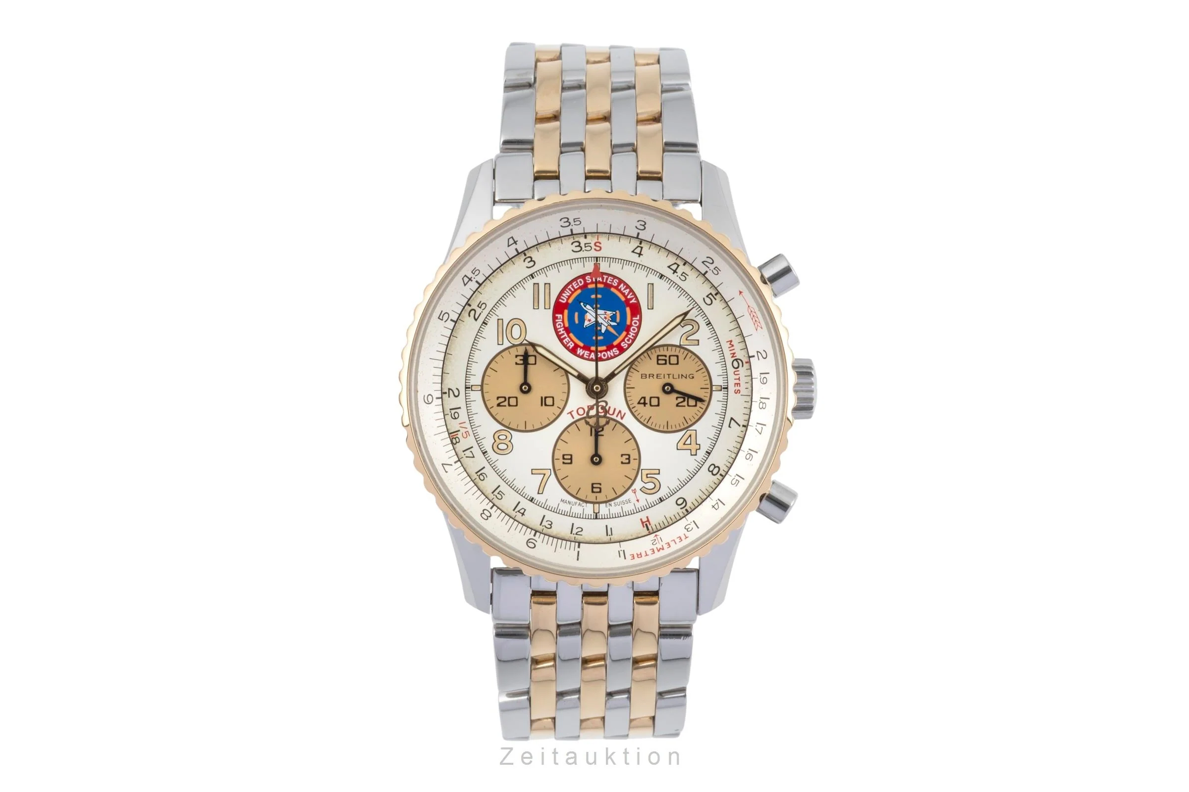 Breitling Navitimer chronograph steel / gold automatic men's watch D30022 Limited  [2504574] - Image 5
