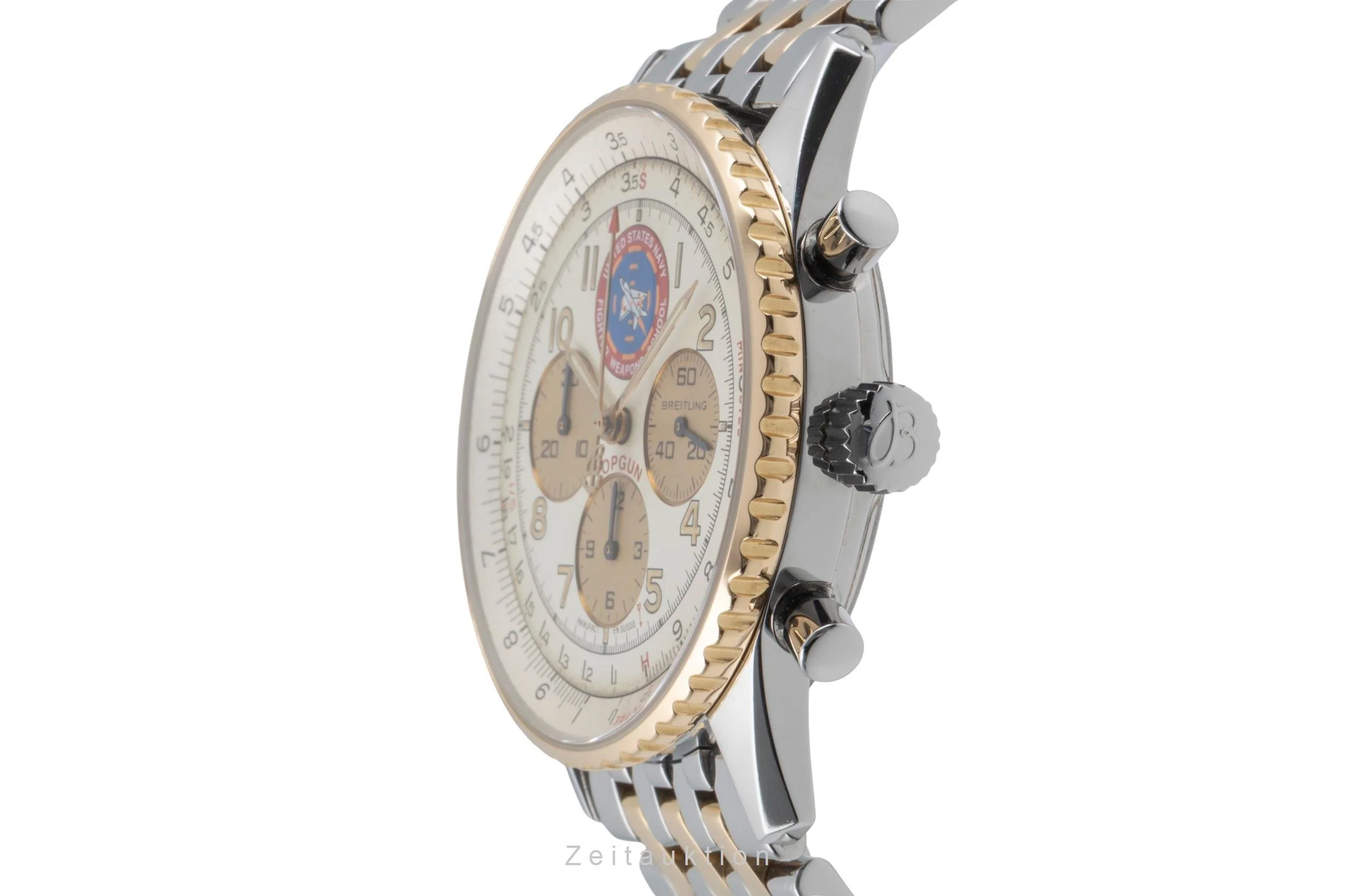Breitling Navitimer chronograph steel / gold automatic men's watch D30022 Limited  [2504574] - Image 7