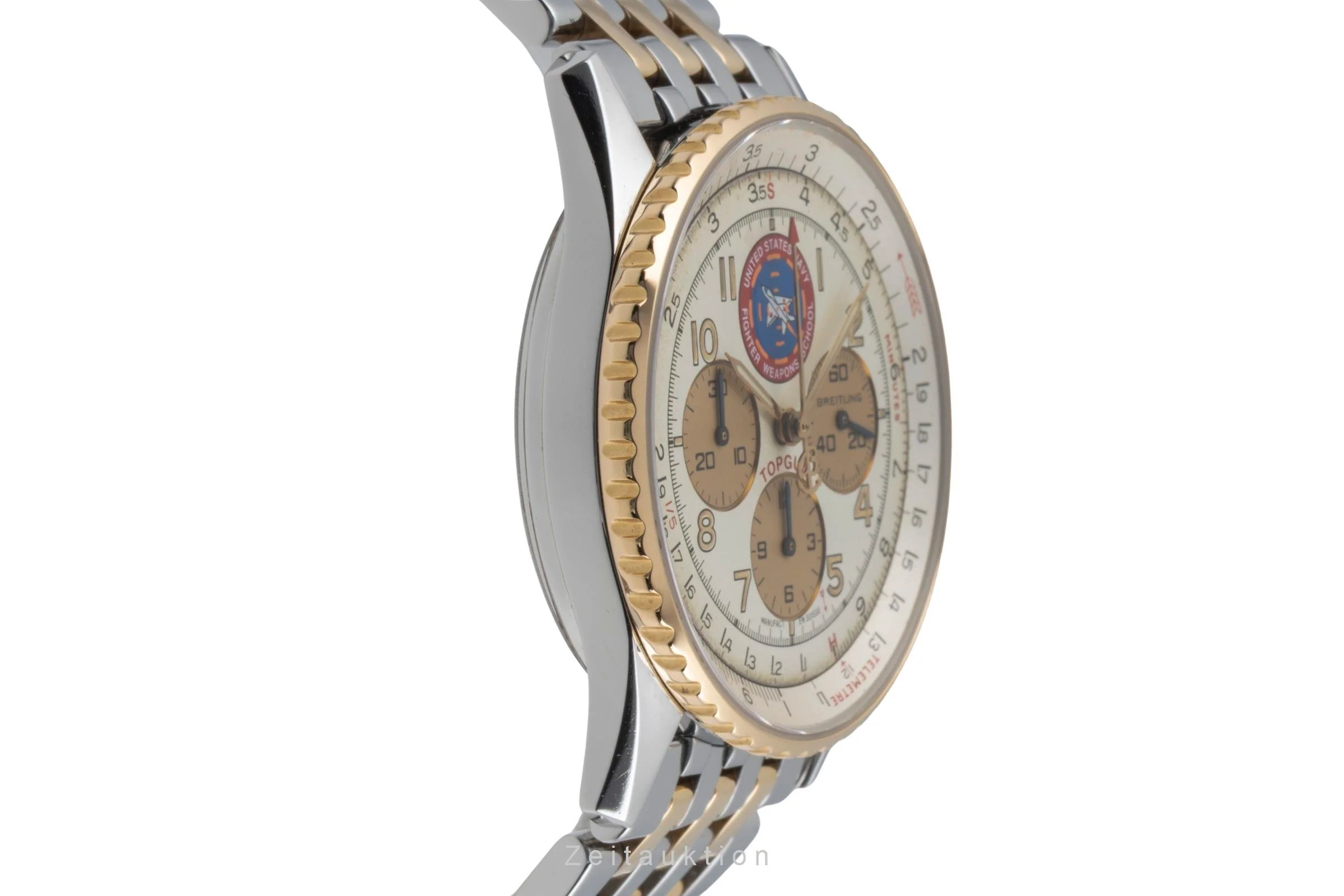 Breitling Navitimer chronograph steel / gold automatic men's watch D30022 Limited  [2504574] - Image 8
