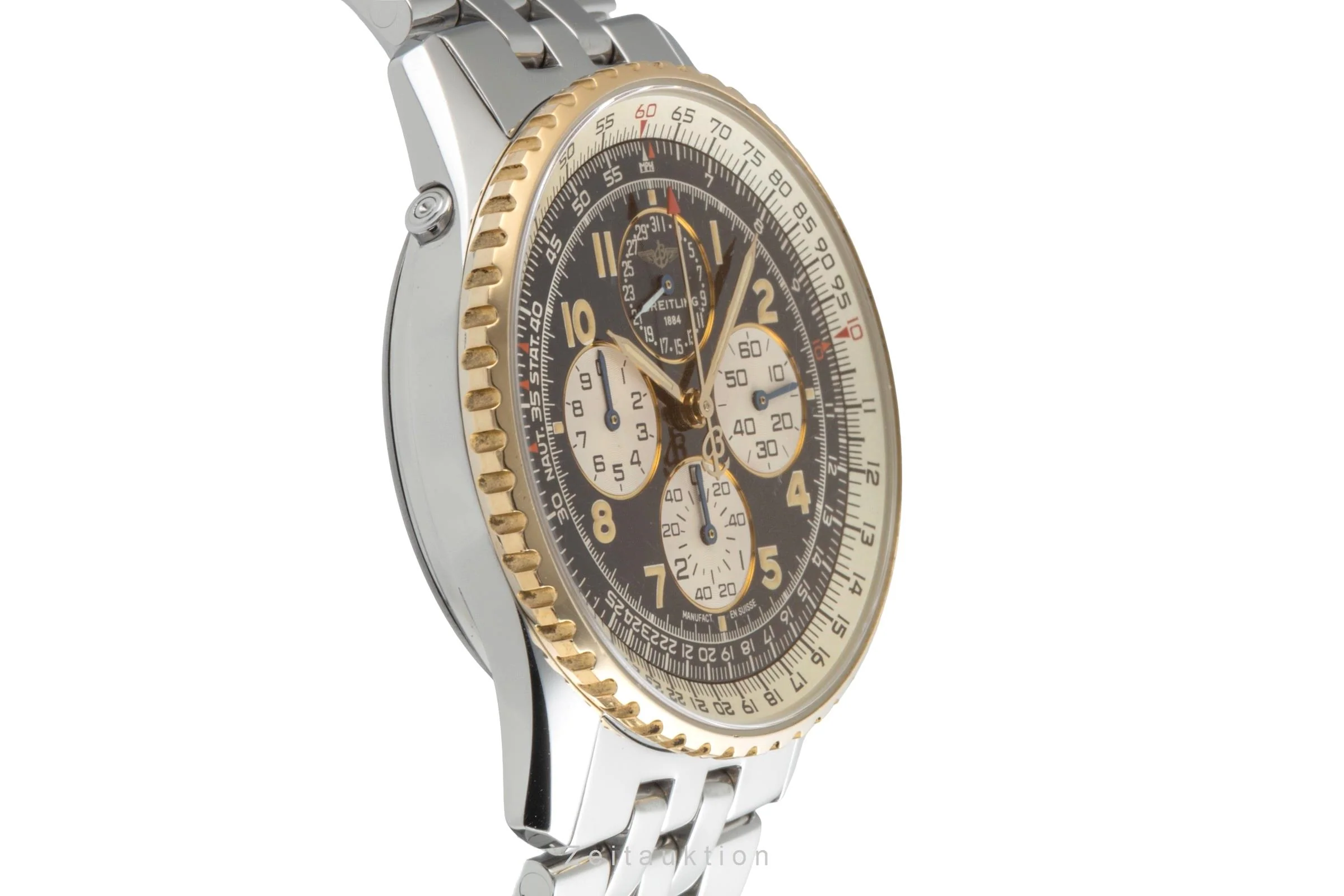 Breitling Navitimer chronograph steel / gold automatic men's watch D33030  [2505031] - Image 8