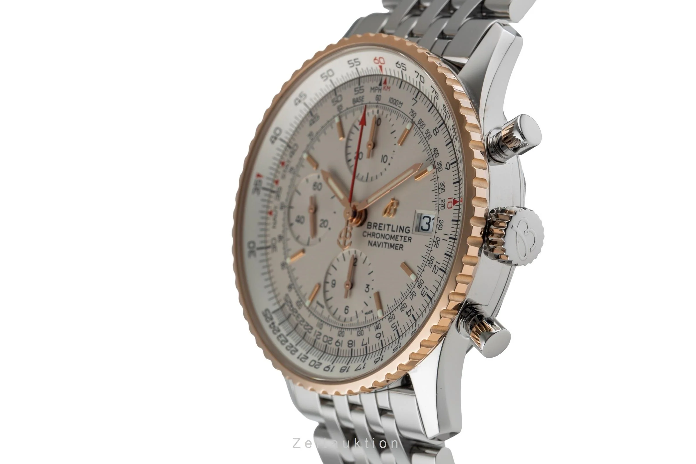 Breitling Navitimer chronograph steel / gold automatic men's watch U13324 LP: 8150EUR  [2504541] - Image 7