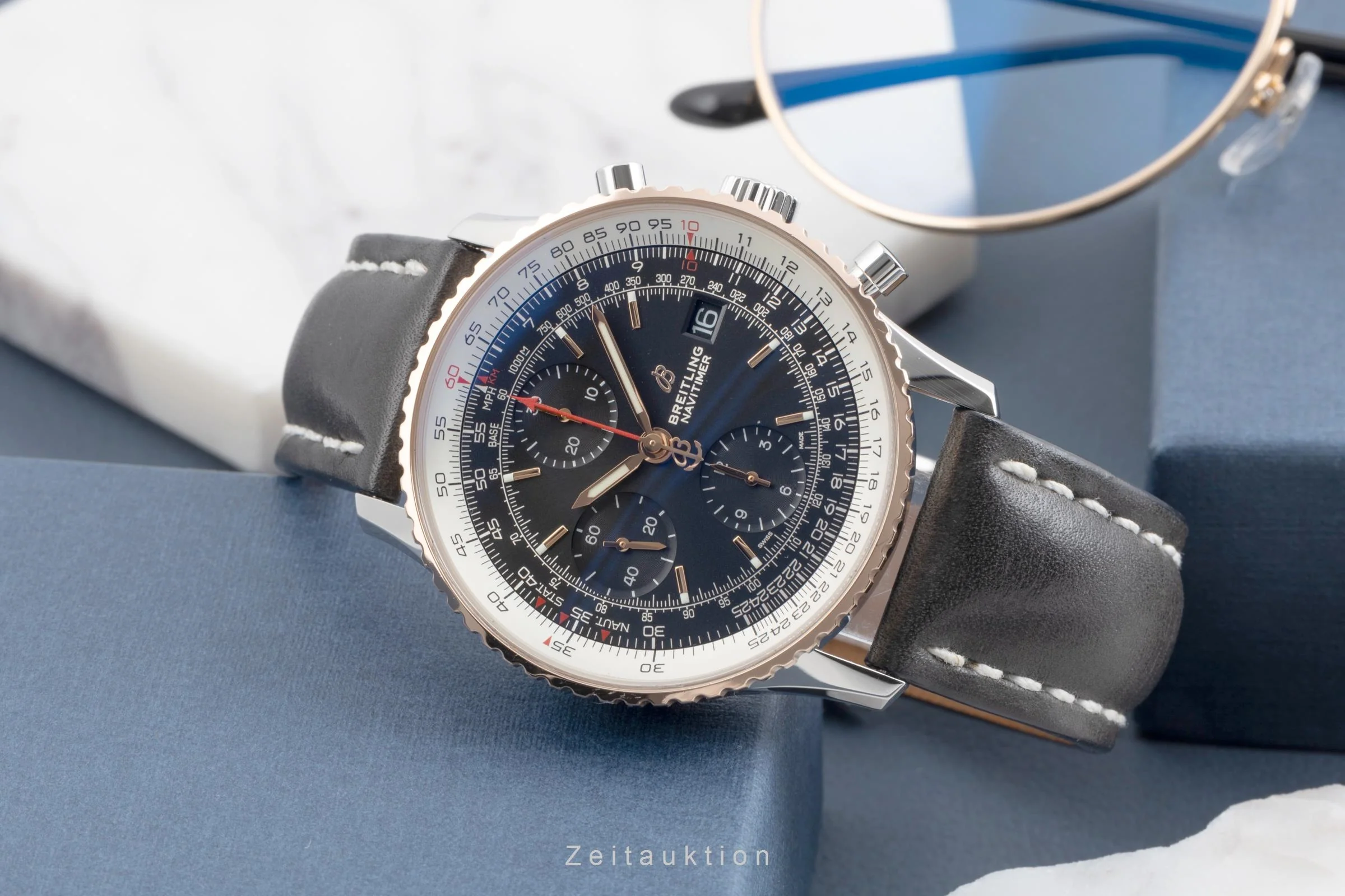 Breitling Navitimer chronograph steel / gold automatic men's watch U13324 LP: 7850EUR  [2505352] - Image 3
