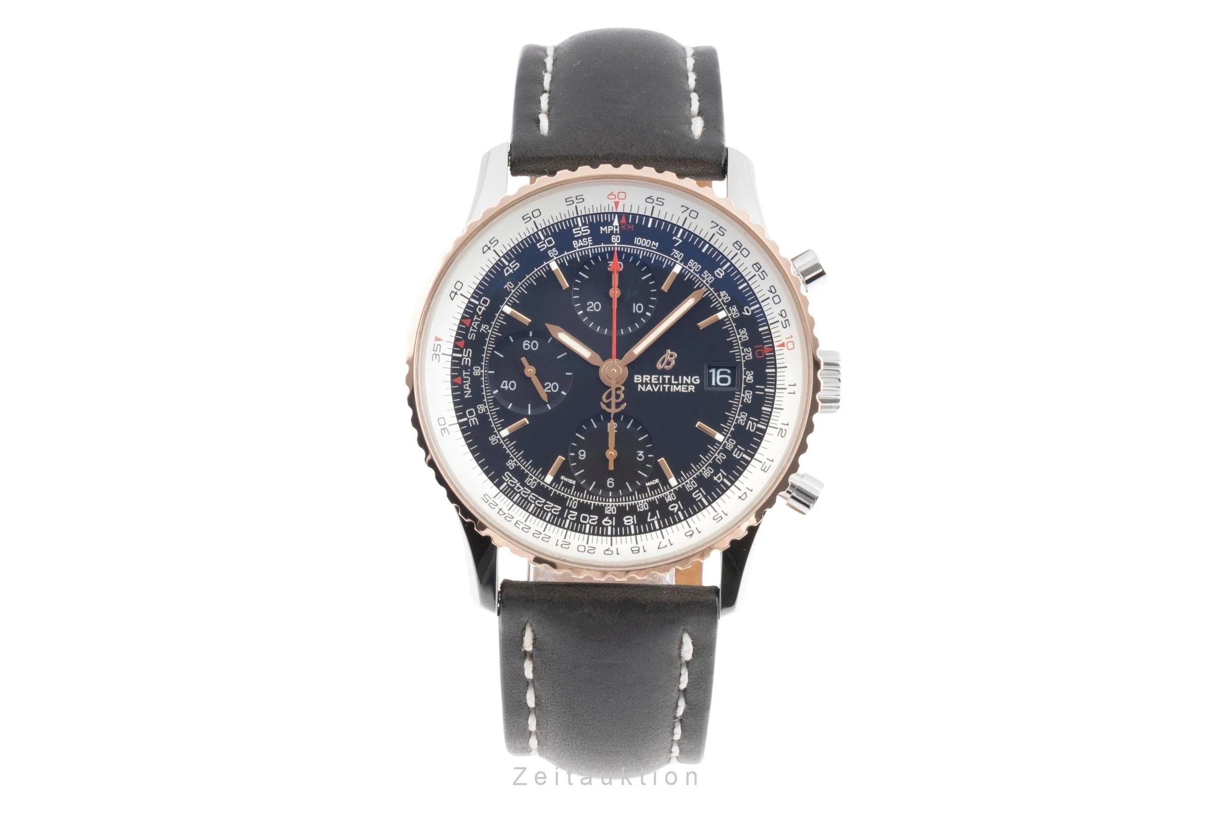 Breitling Navitimer chronograph steel / gold automatic men's watch U13324 LP: 7850EUR  [2505352] - Image 5