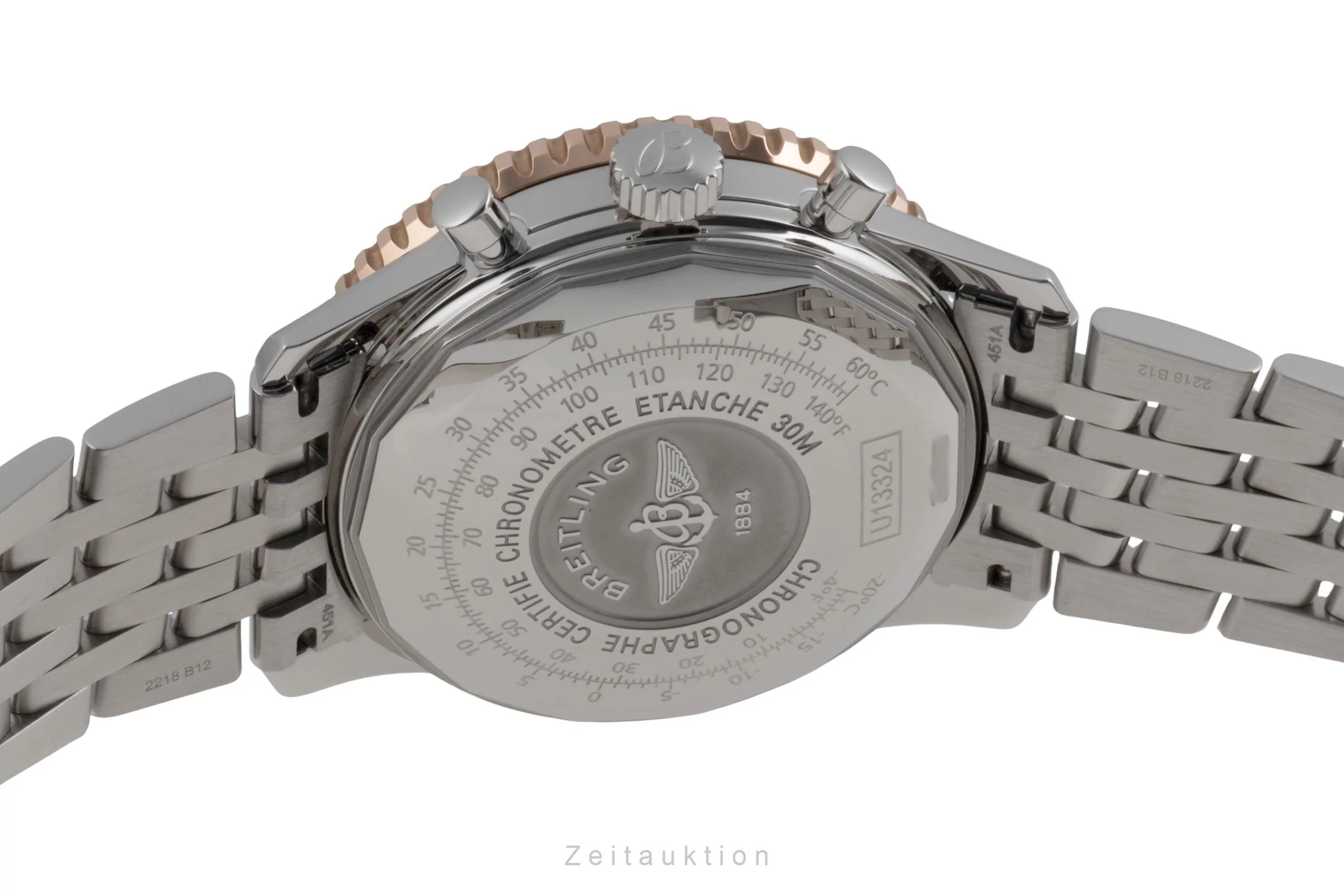 Breitling Navitimer chronograph steel / gold automatic men's watch U13324211B1A1  [2600065] - Image 12