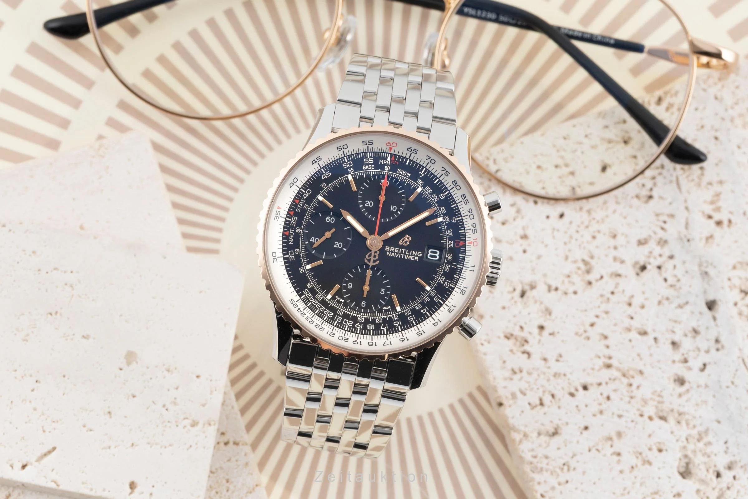 Breitling Navitimer chronograph steel / gold automatic men's watch U13324211B1A1  [2600065] - Image 4