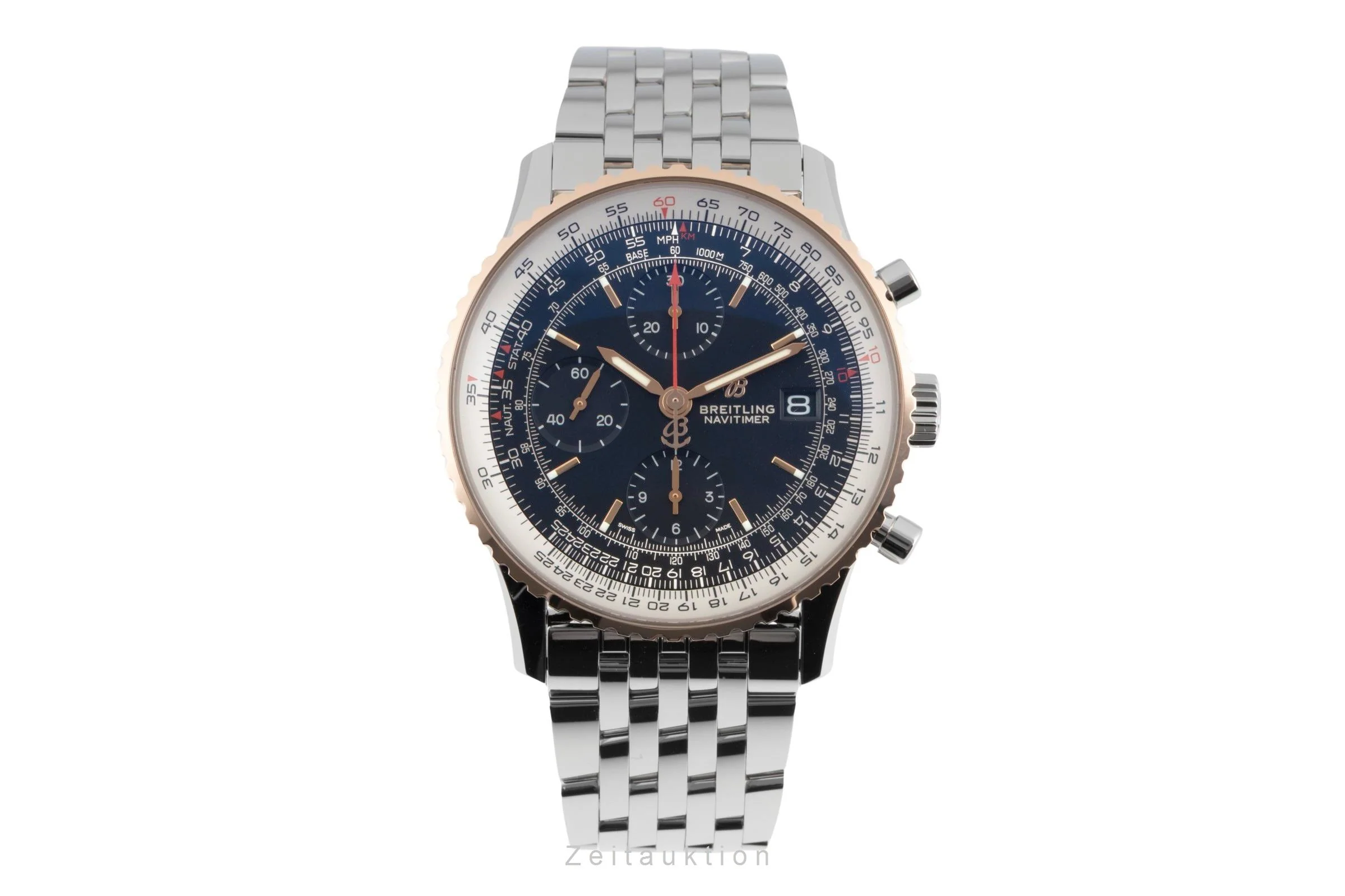Breitling Navitimer chronograph steel / gold automatic men's watch U13324211B1A1  [2600065] - Image 5