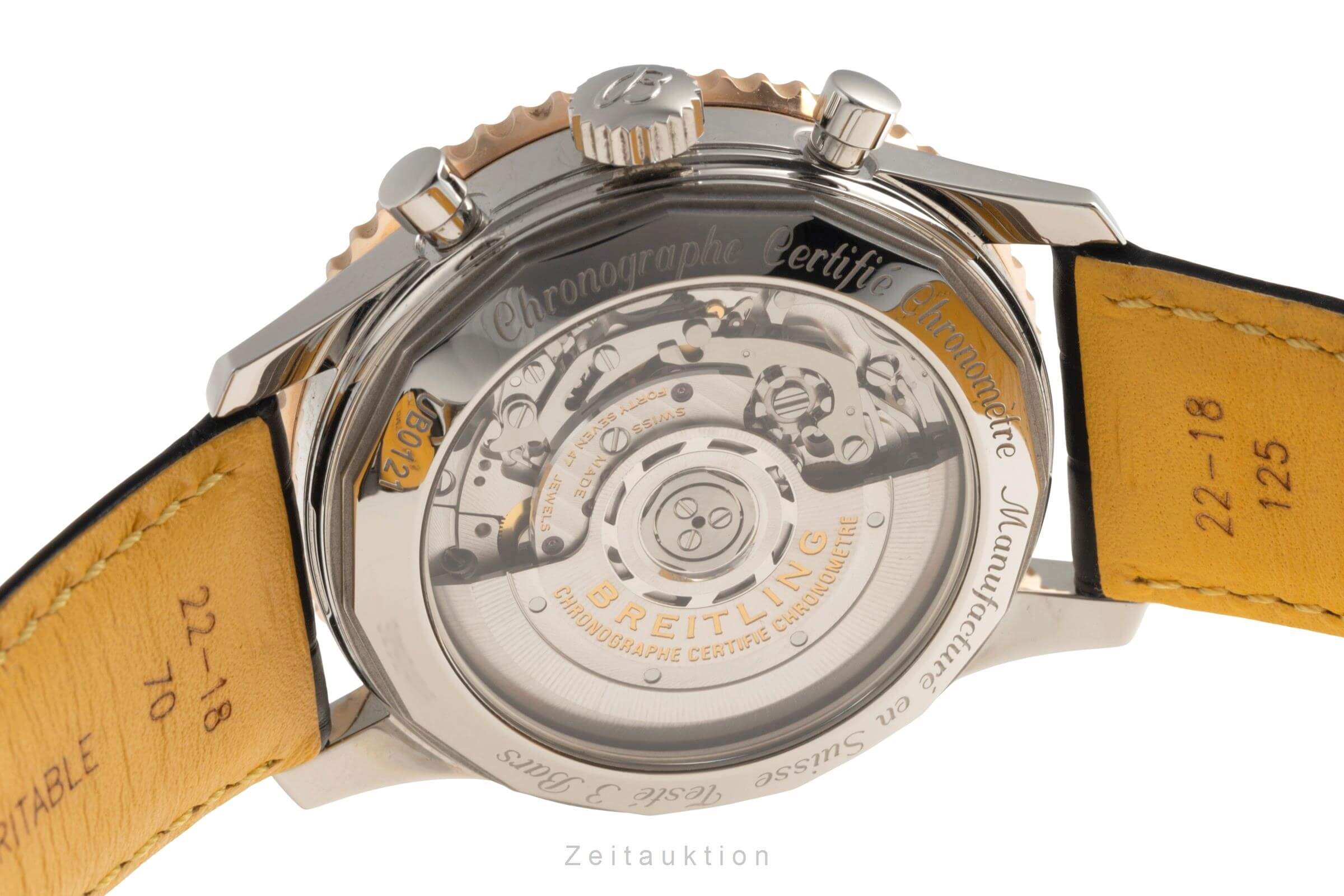Breitling Navitimer chronograph steel / gold automatic men's watch UB0121211F1P2  [2501656] - Image 10