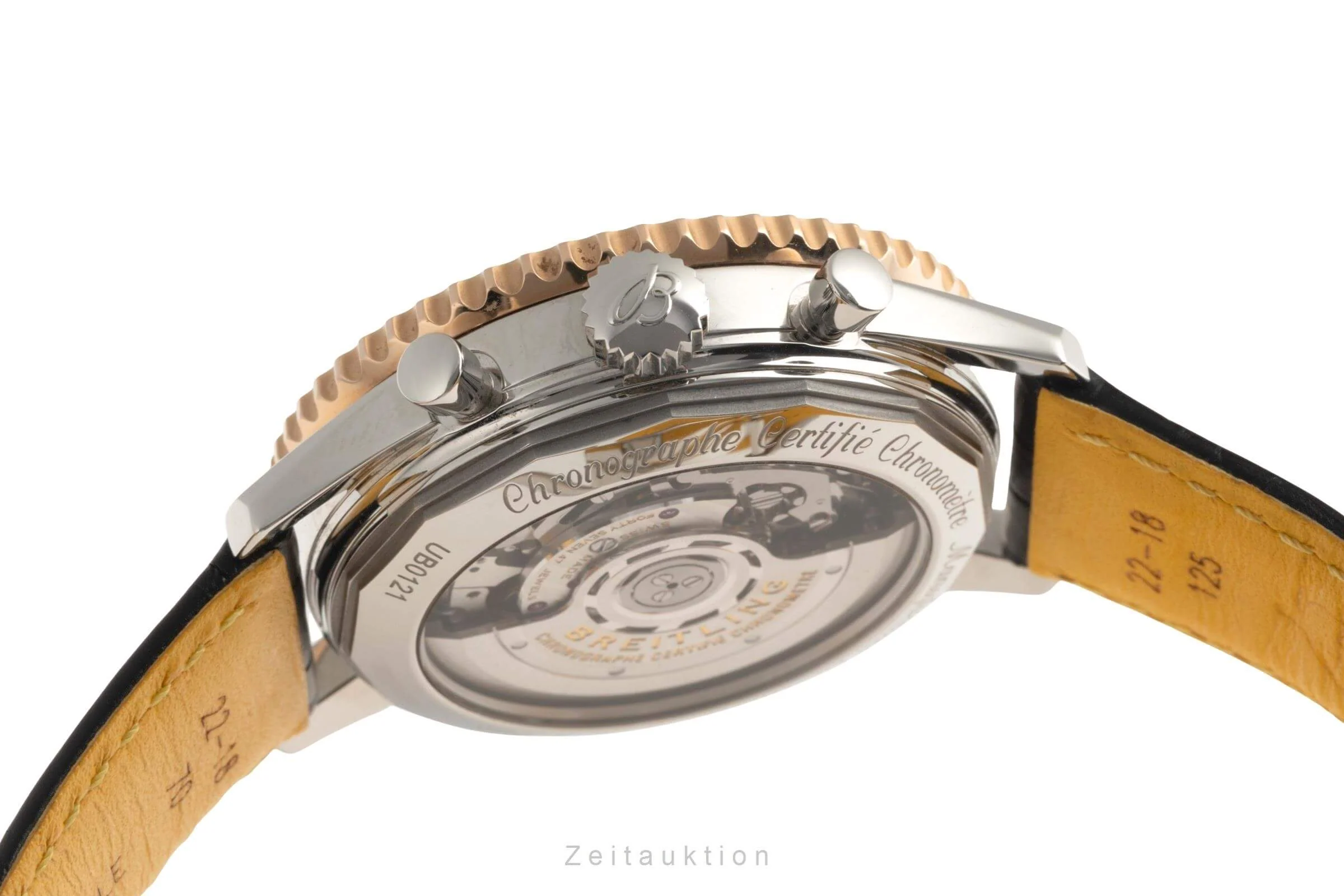 Breitling Navitimer chronograph steel / gold automatic men's watch UB0121211F1P2  [2501656] - Image 11
