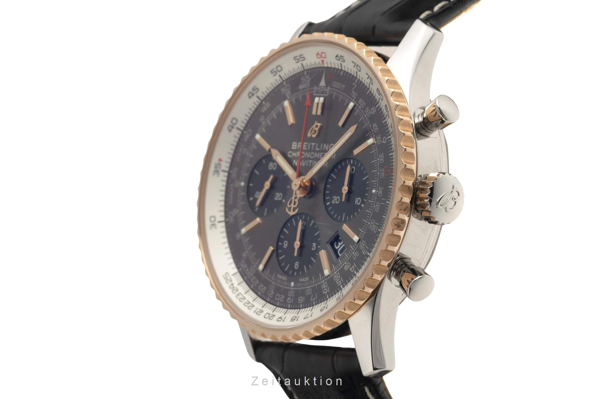 Breitling Navitimer chronograph steel / gold automatic men's watch UB0121211F1P2  [2501656] - Image 7