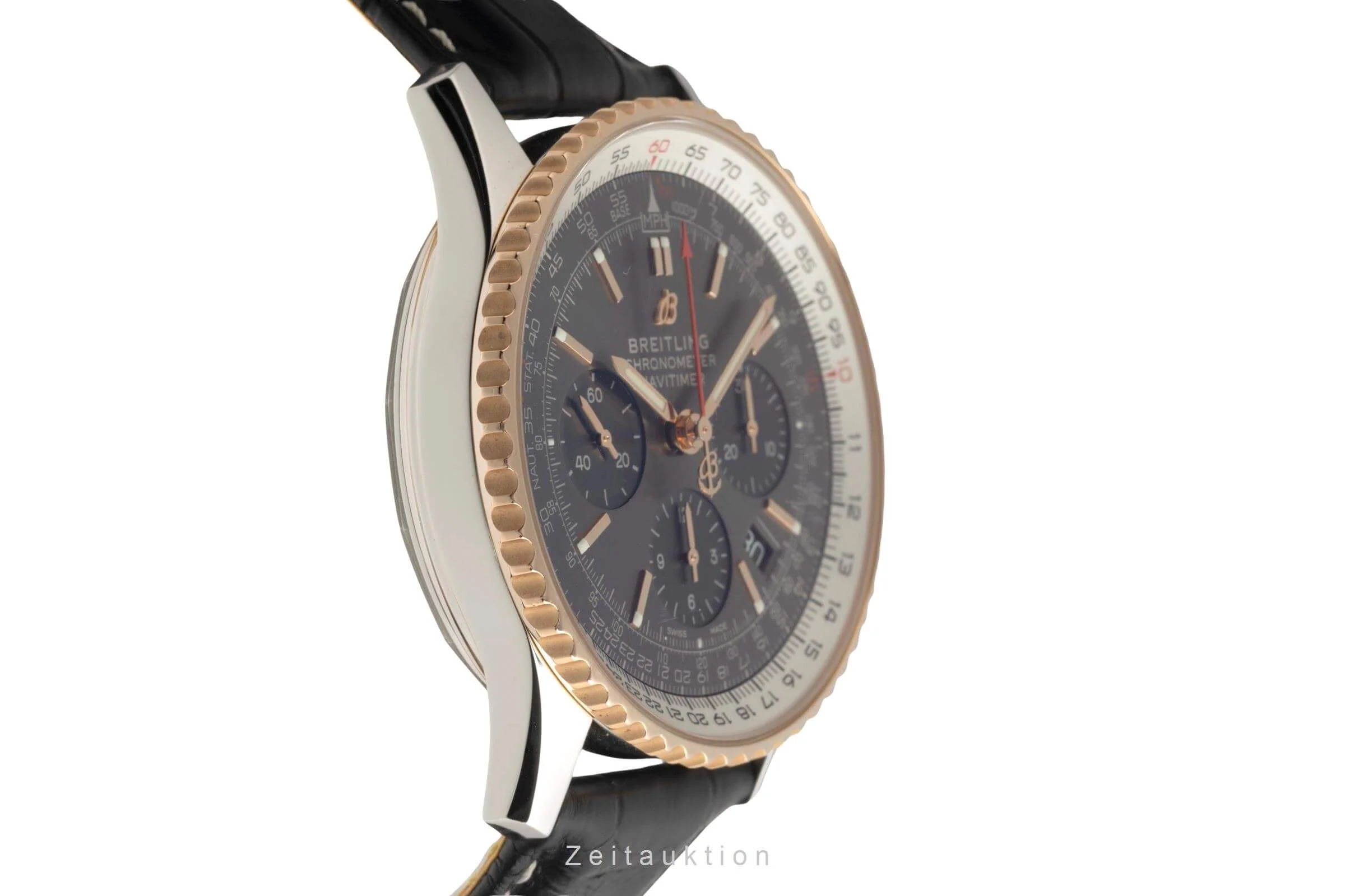 Breitling Navitimer chronograph steel / gold automatic men's watch UB0121211F1P2  [2501656] - Image 8
