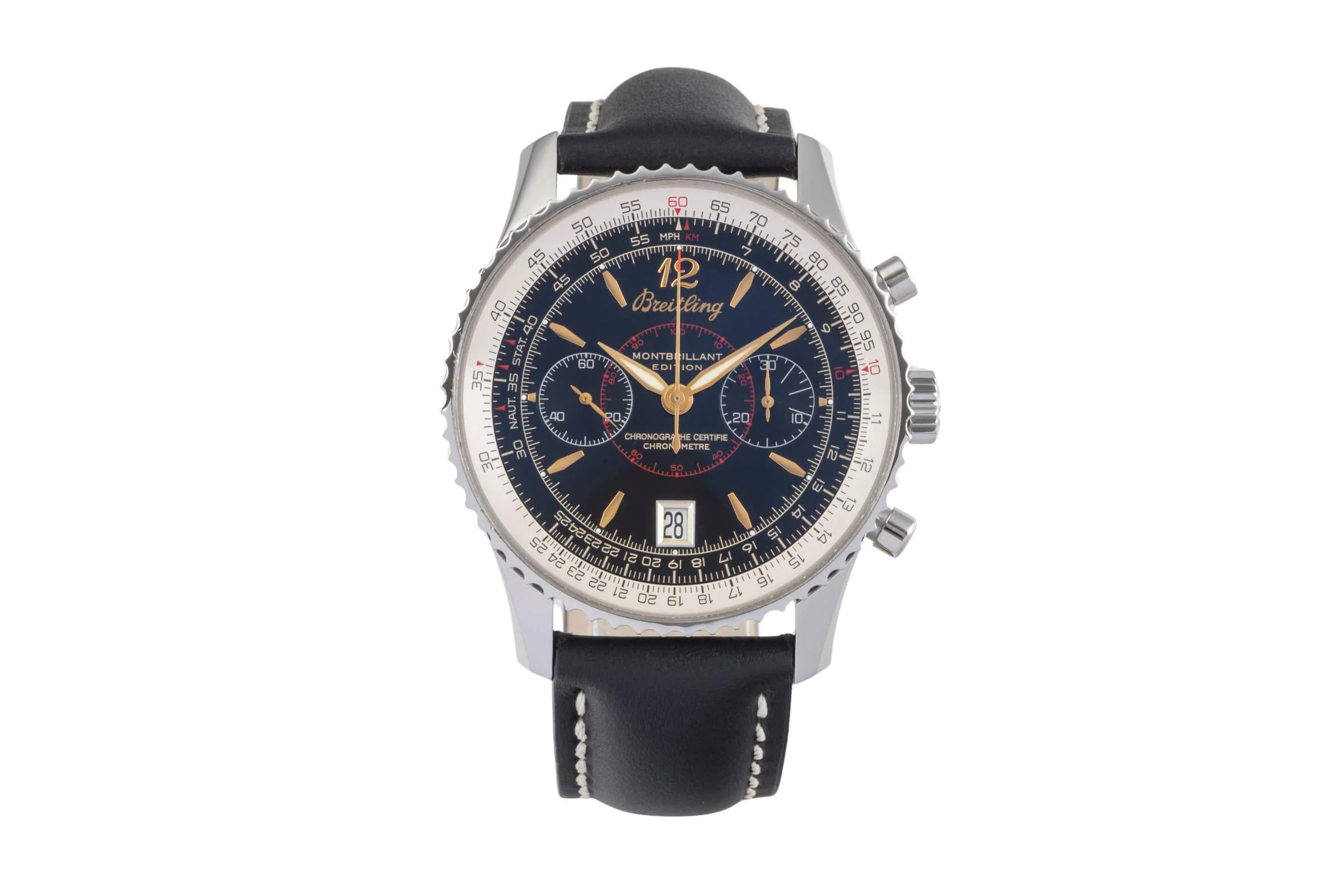 Breitling Navitimer chronograph steel manual winding men's watch A48330  [2405705] - Image 4