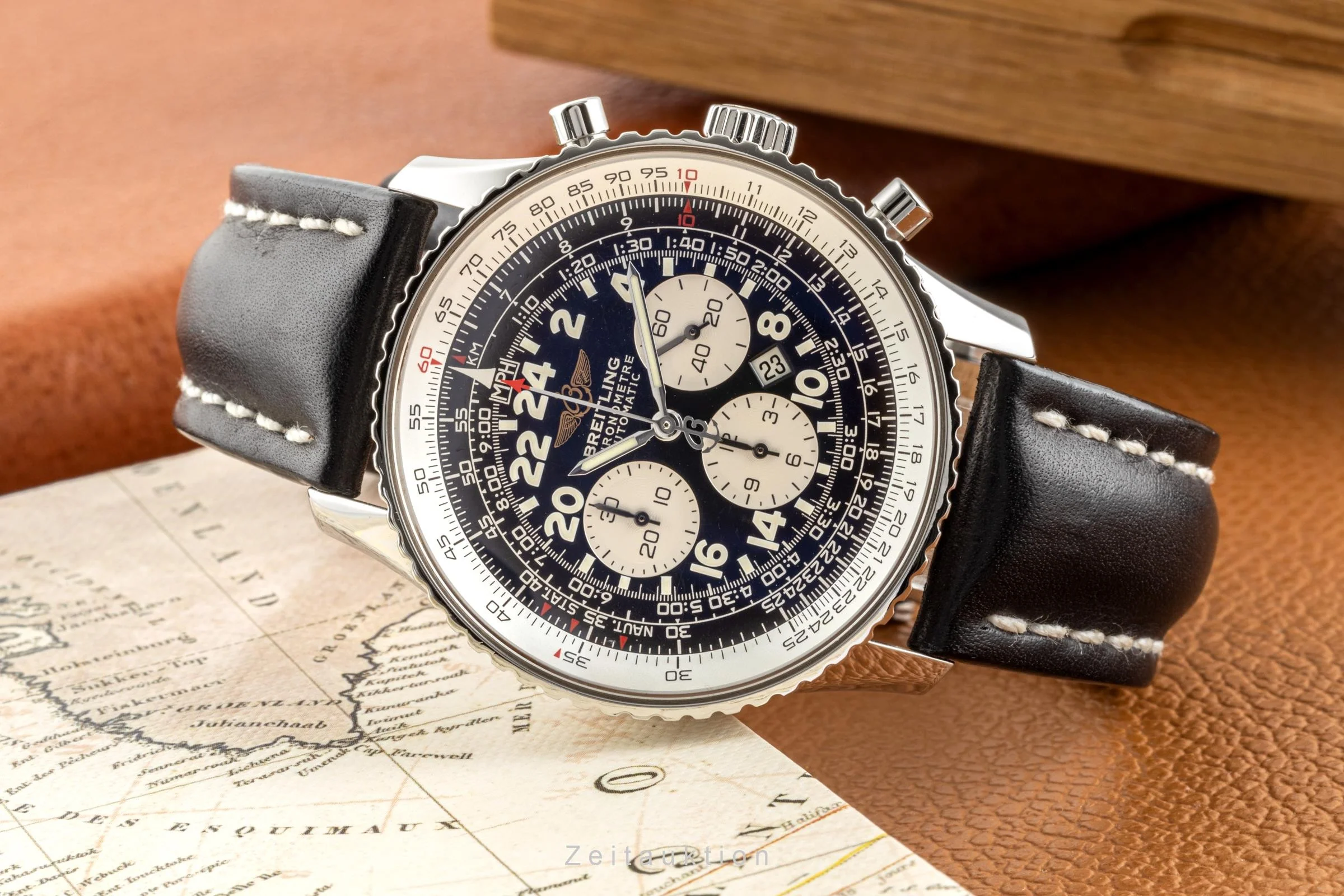 Breitling Navitimer Cosmonaute chronograph steel automatic men's watch A22322  [2302439] - Image 2
